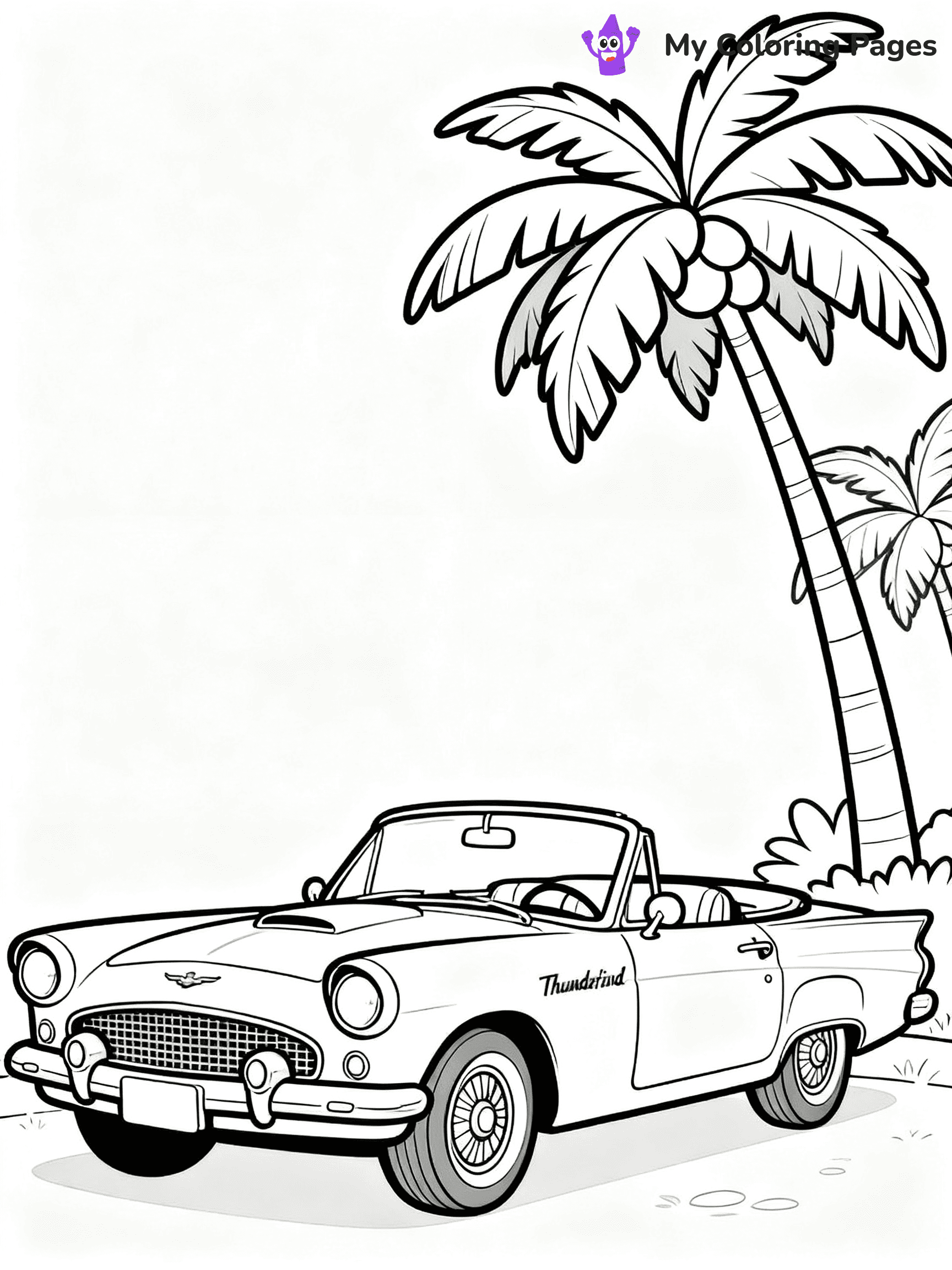 Classic Car Coloring Pages - 133