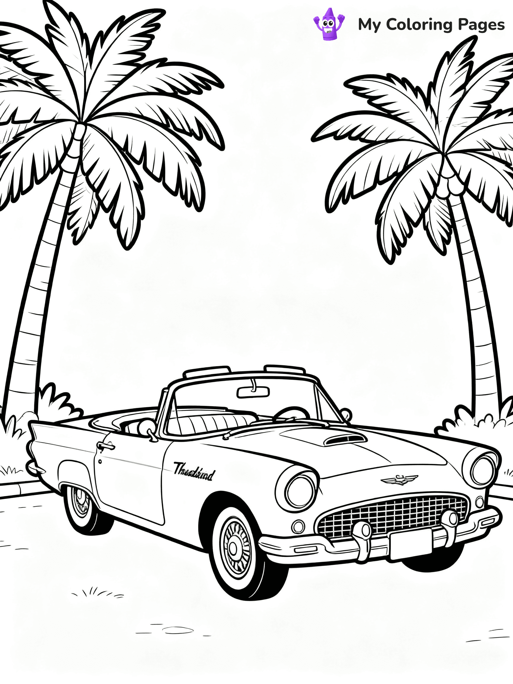 Classic Car Coloring Pages - 128