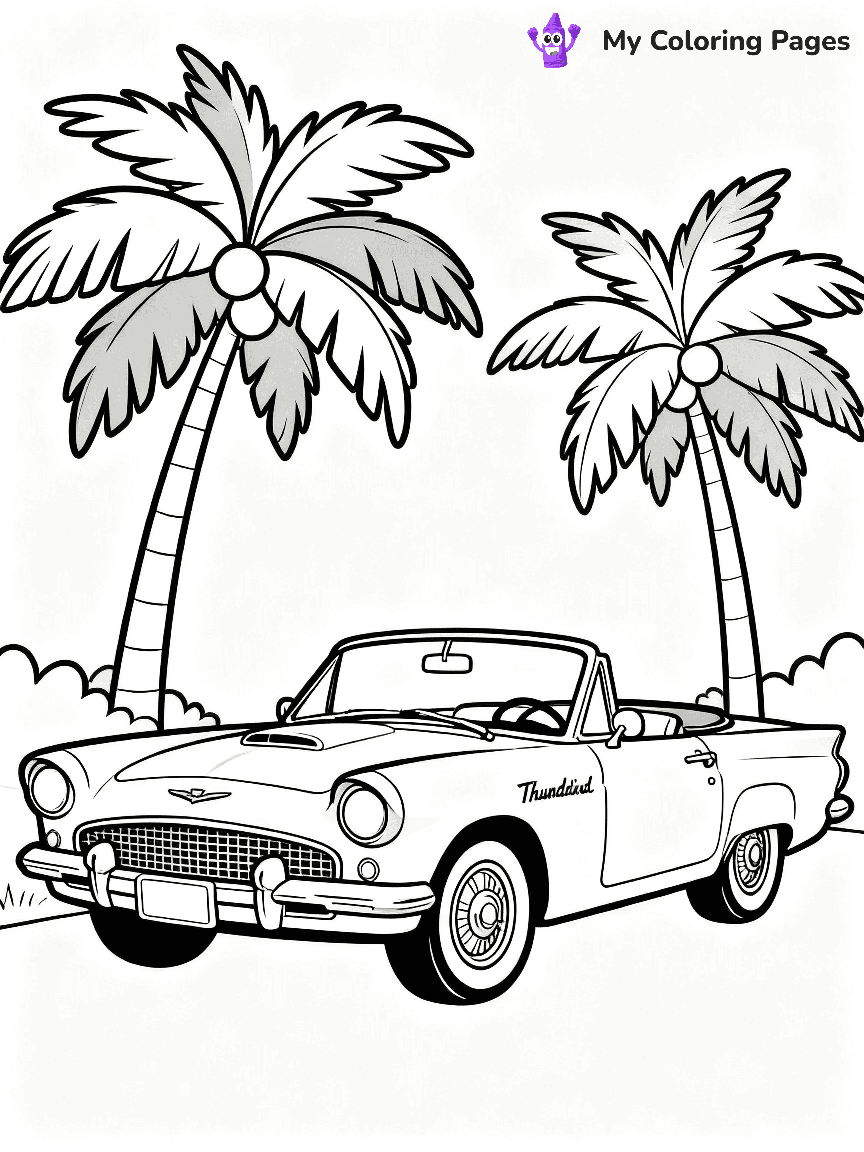 Classic Car Coloring Pages - 127