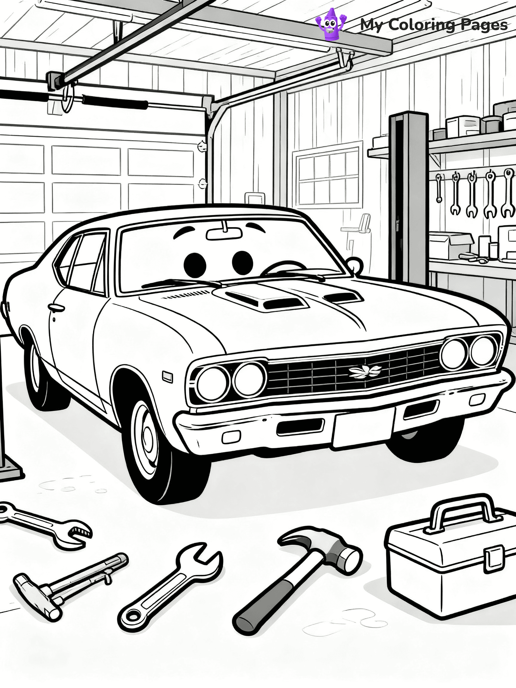 Classic Car Coloring Pages - 124