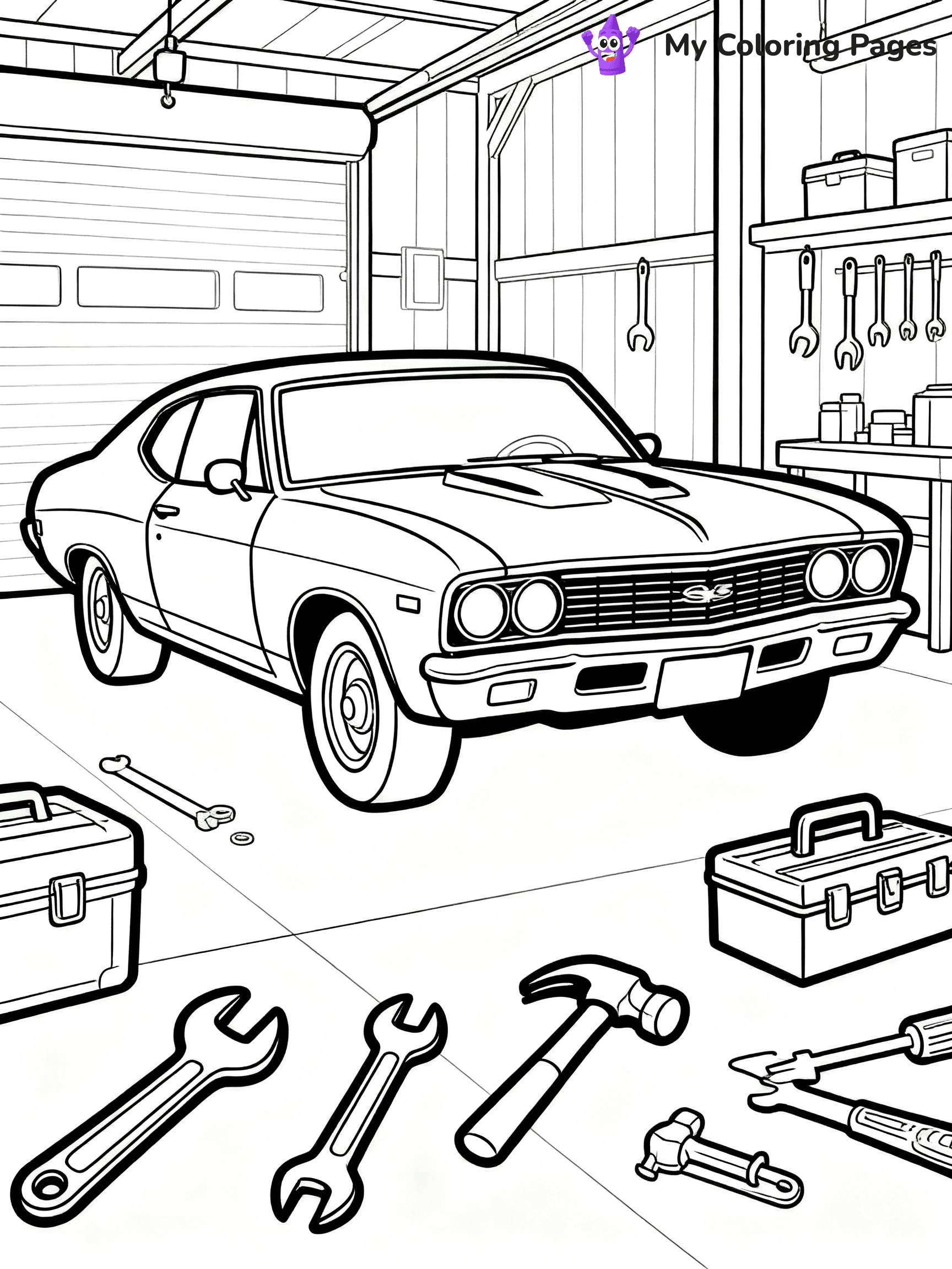 Classic Car Coloring Pages - 122