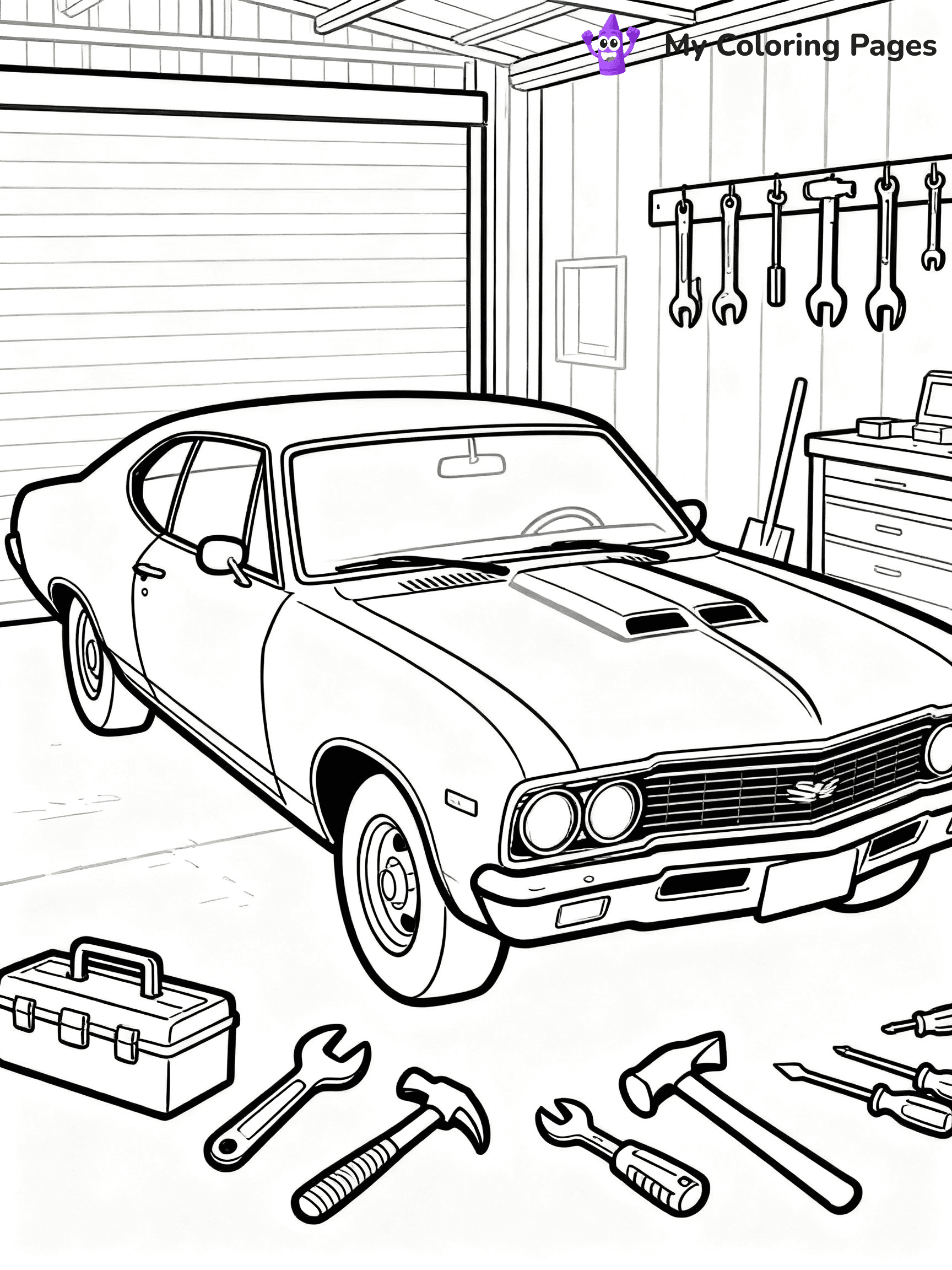 Classic Car Coloring Pages - 120
