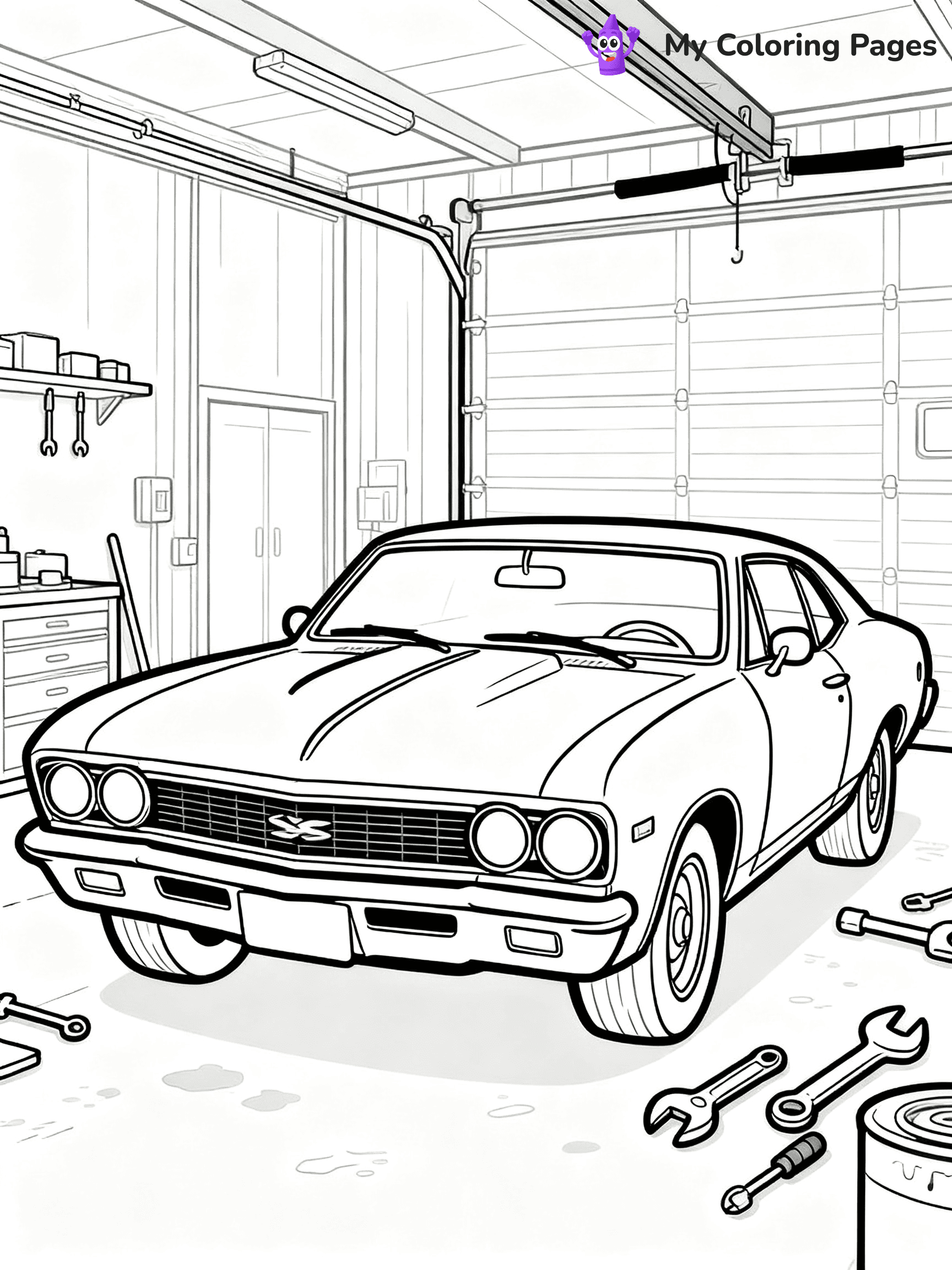Classic Car Coloring Pages - 114