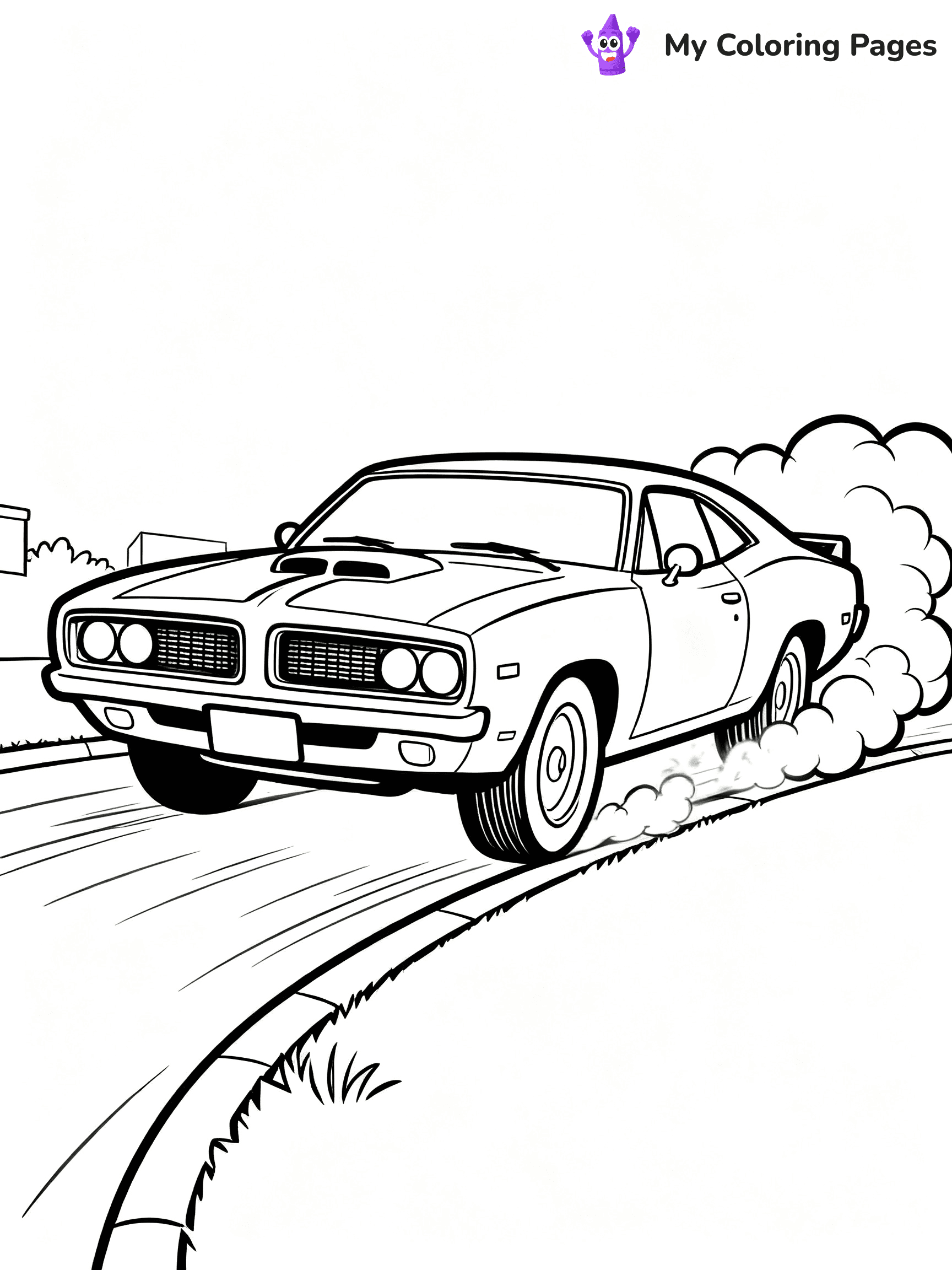 Classic Car Coloring Pages - 106