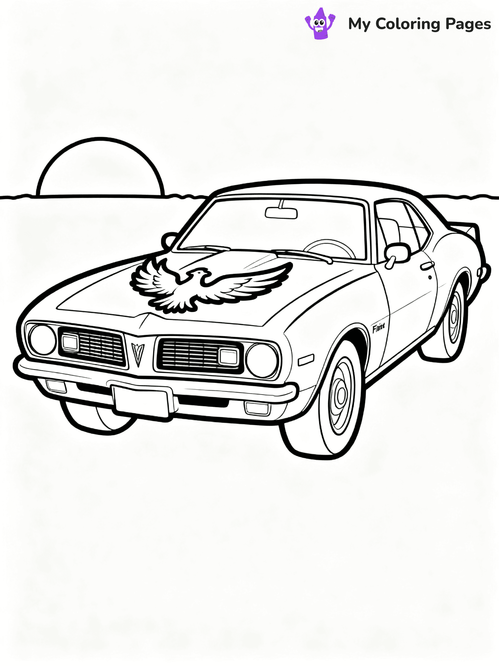 Classic Car Coloring Pages - 105