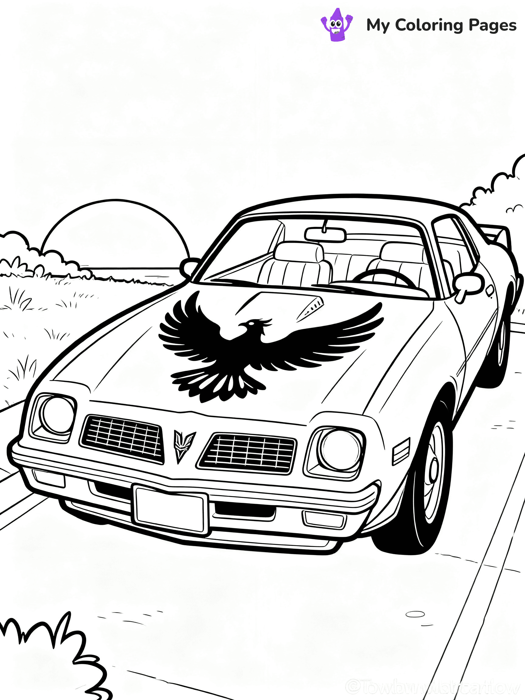 Classic Car Coloring Pages - 104