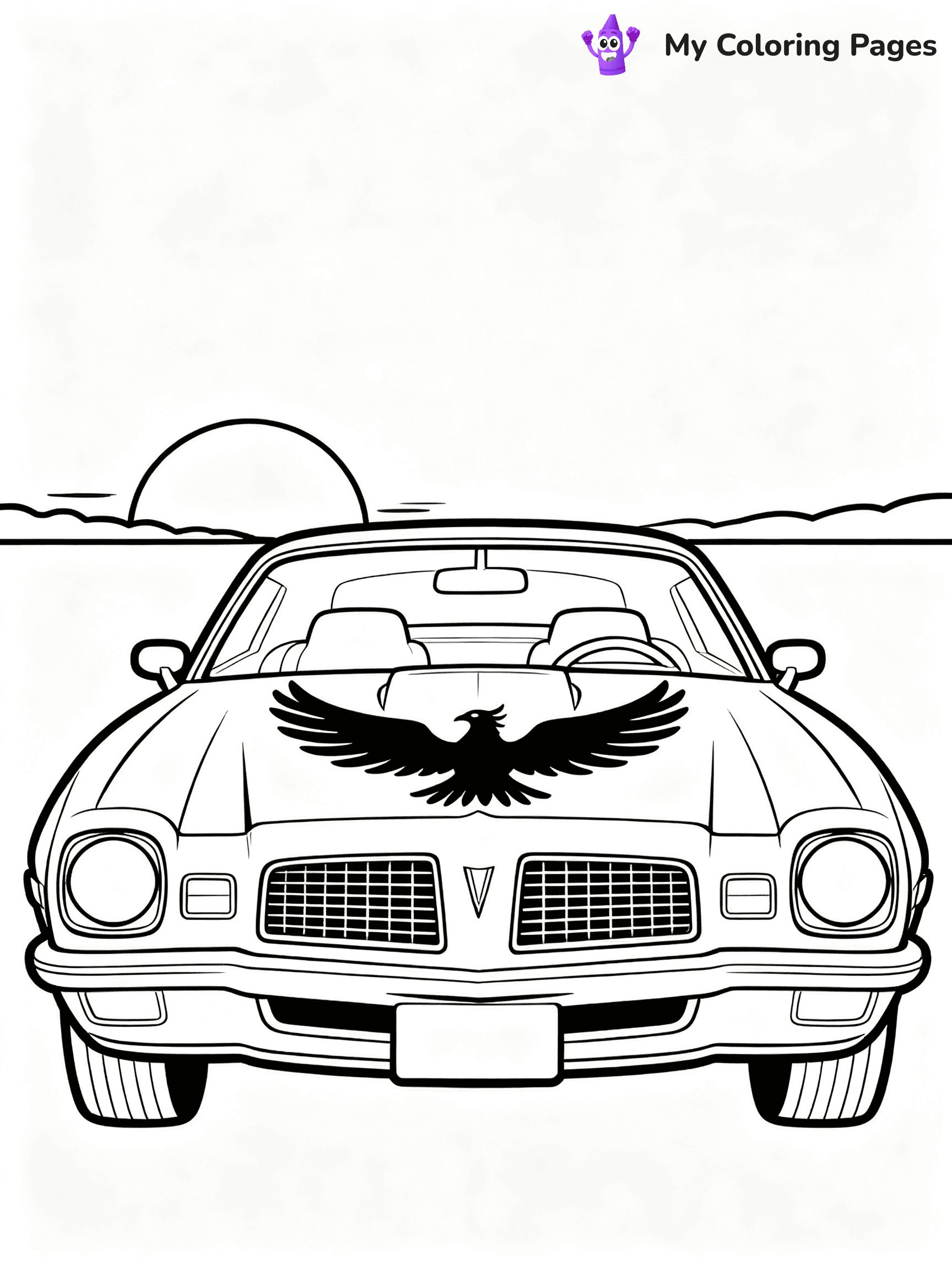 Classic Car Coloring Pages - 101