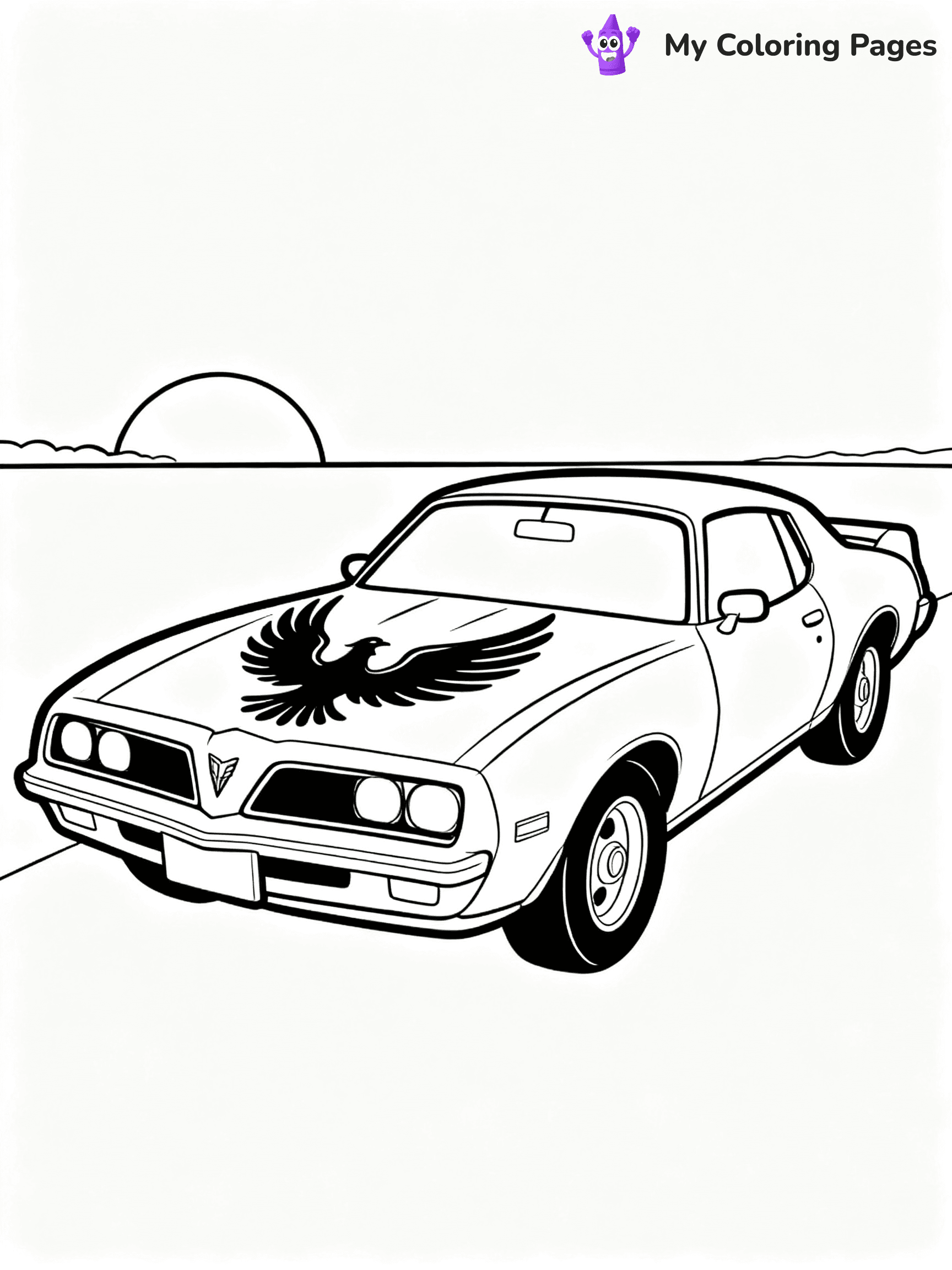 Classic Car Coloring Pages - 100
