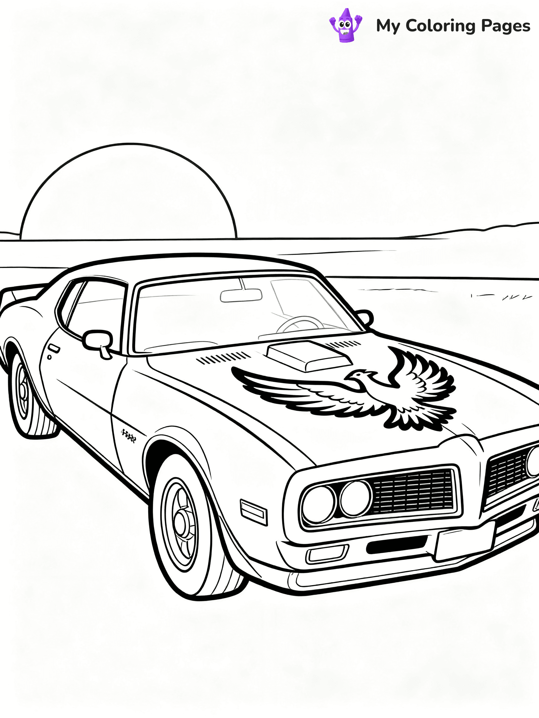 Classic Car Coloring Pages - 99