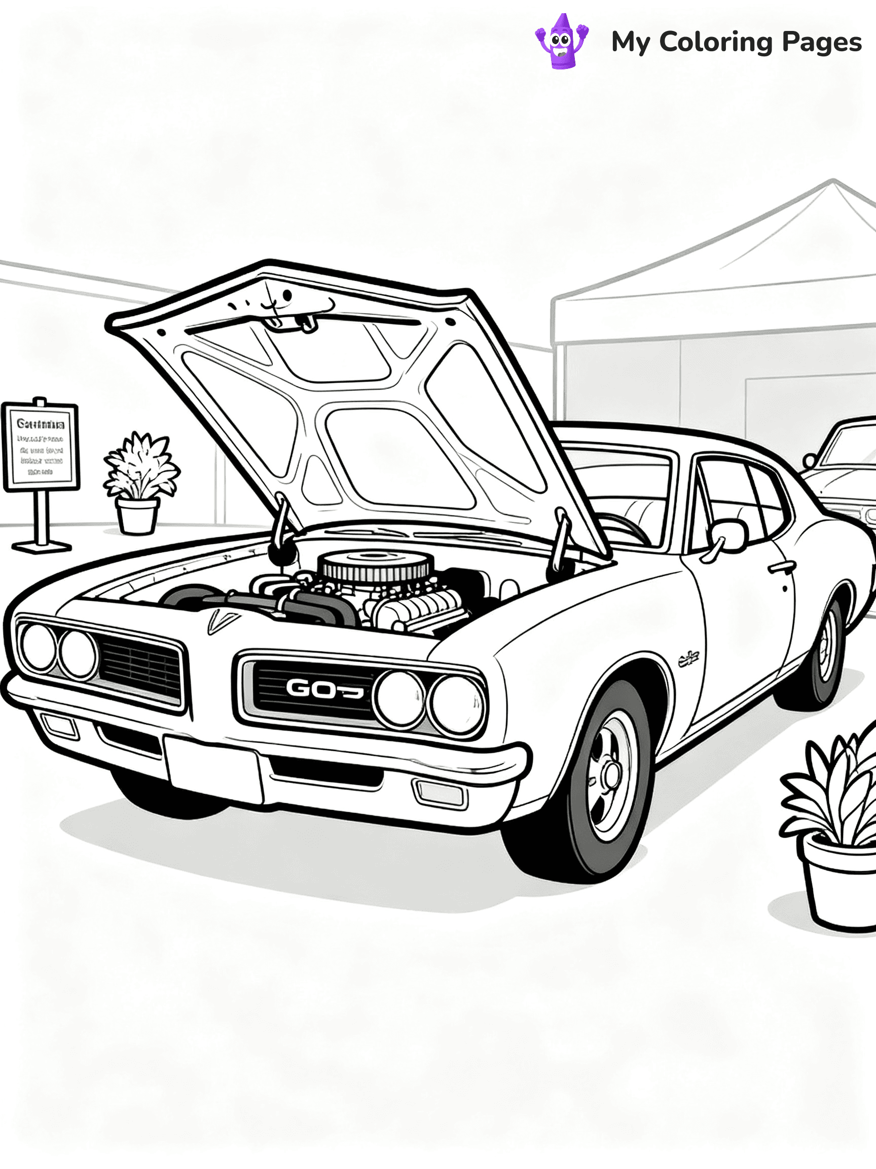 Classic Car Coloring Pages - 90