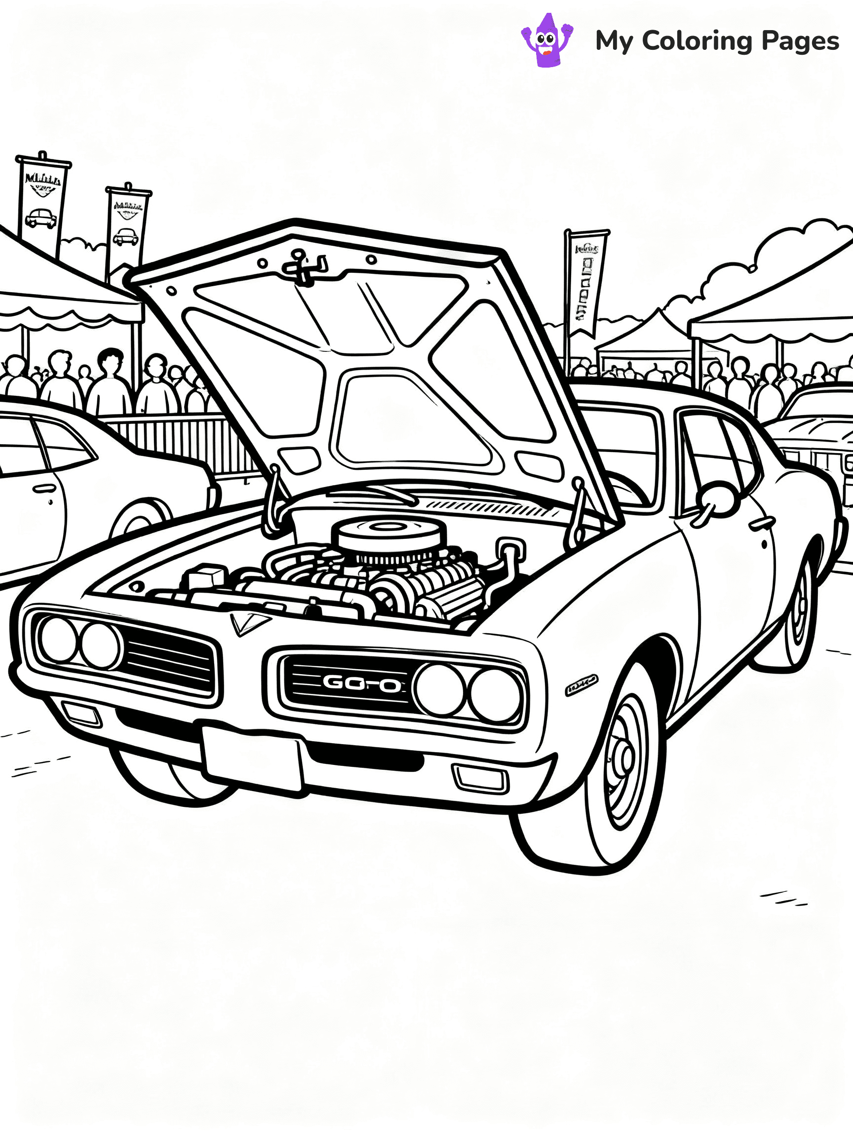 Classic Car Coloring Pages - 89