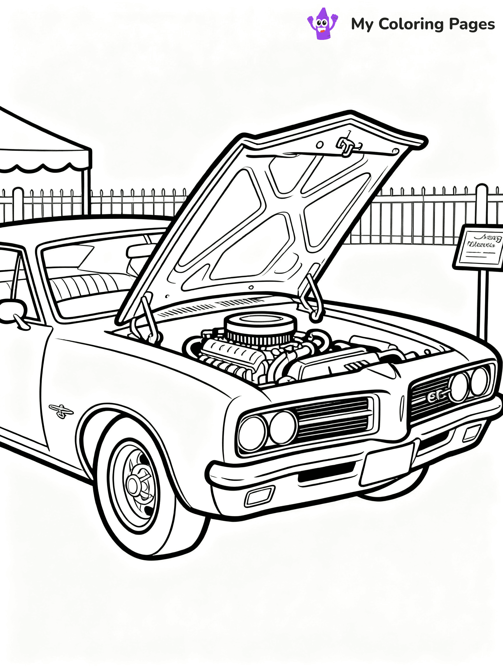 Classic Car Coloring Pages - 88