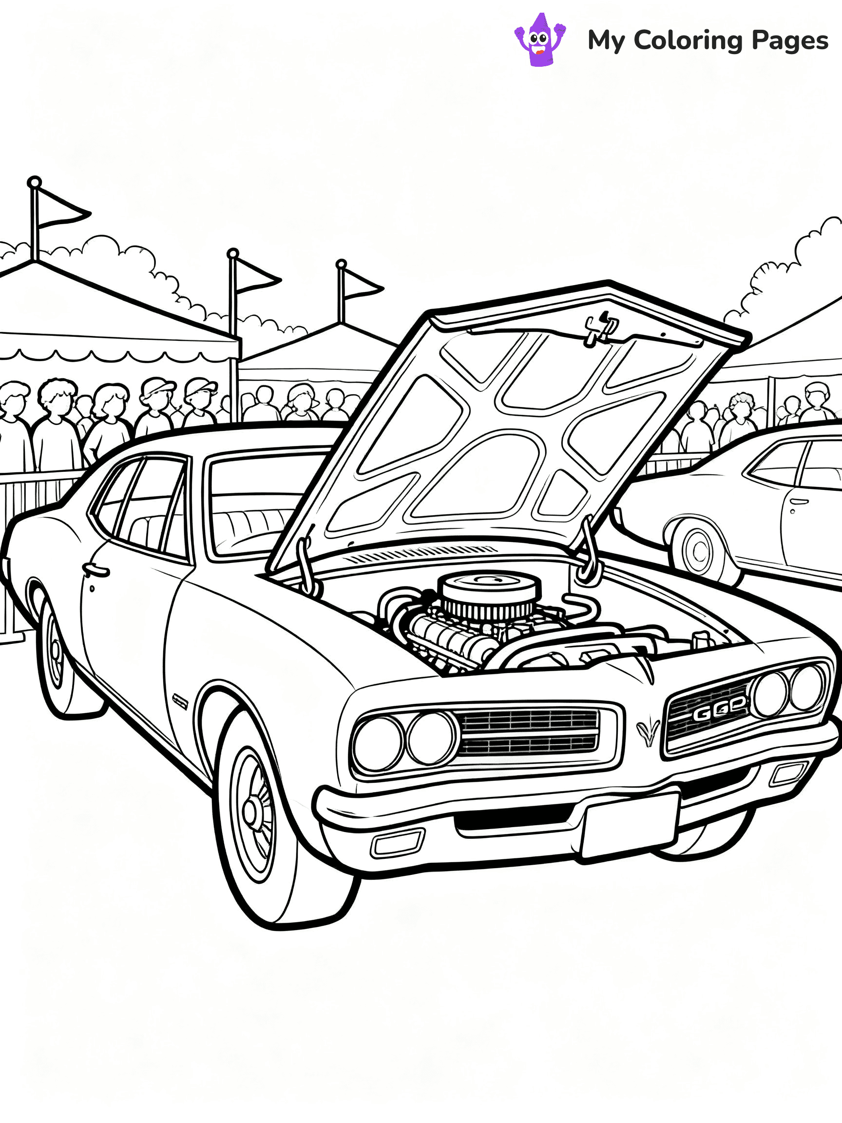Classic Car Coloring Pages - 87