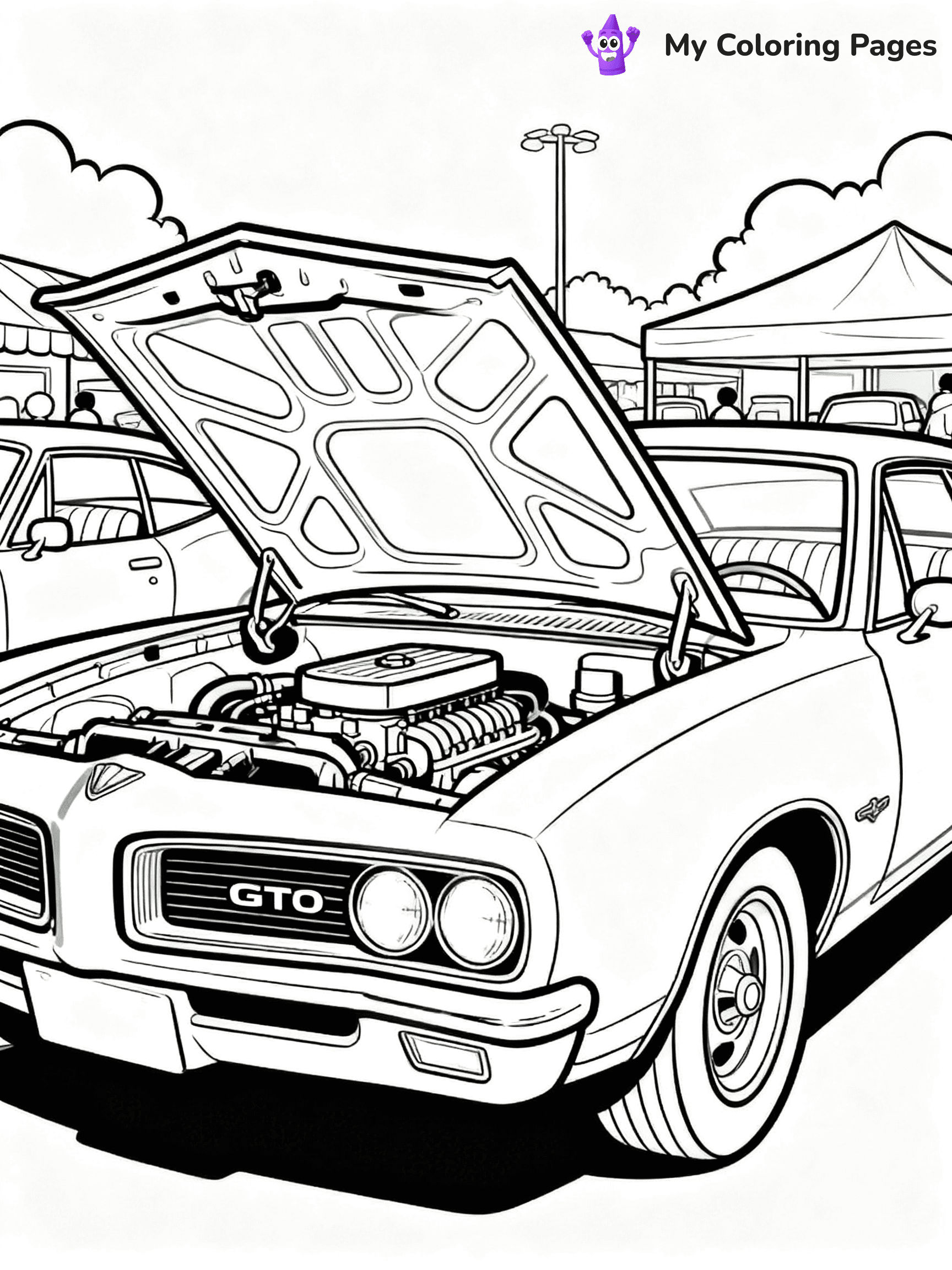 Classic Car Coloring Pages - 86