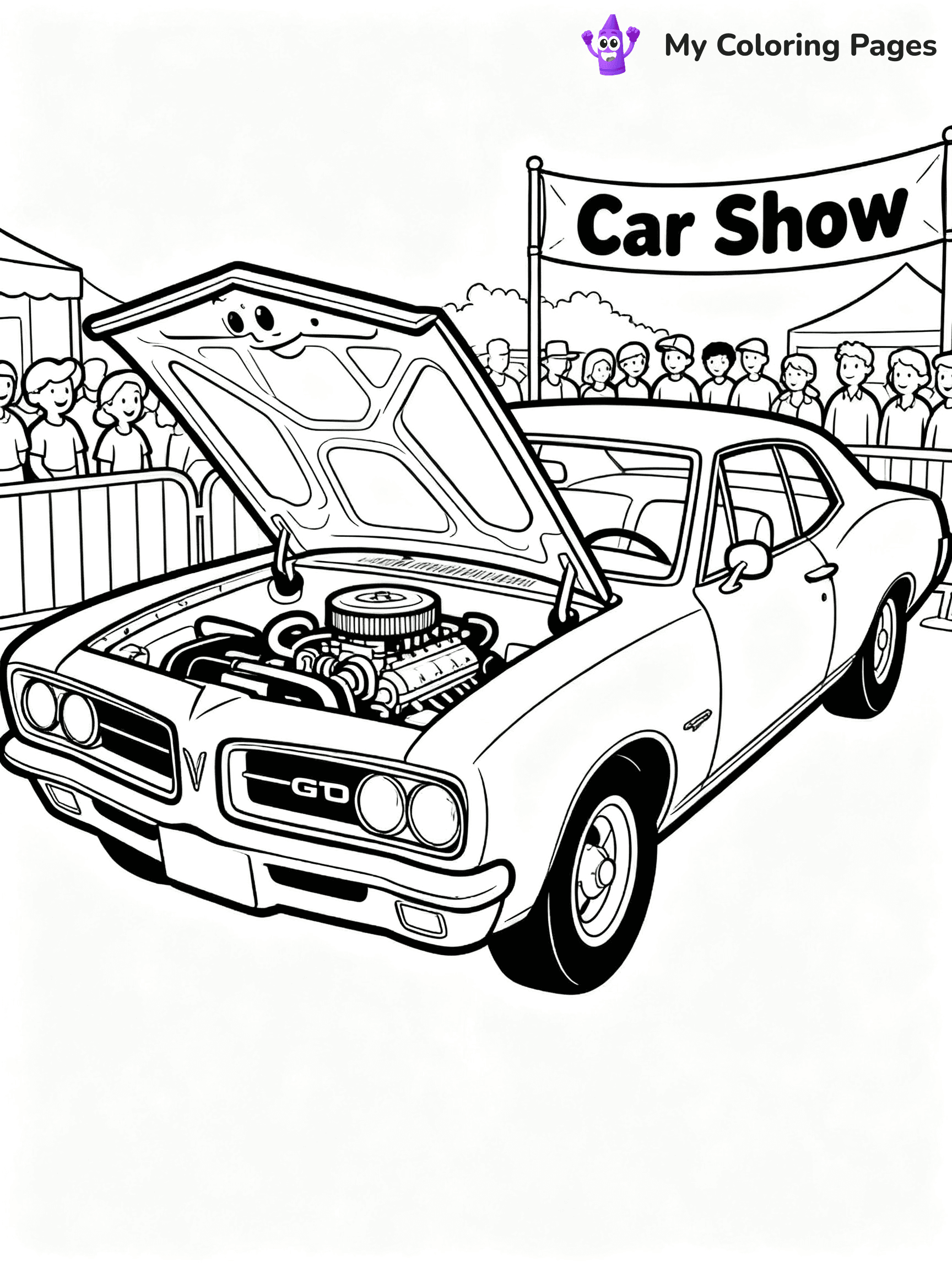 Classic Car Coloring Pages - 85