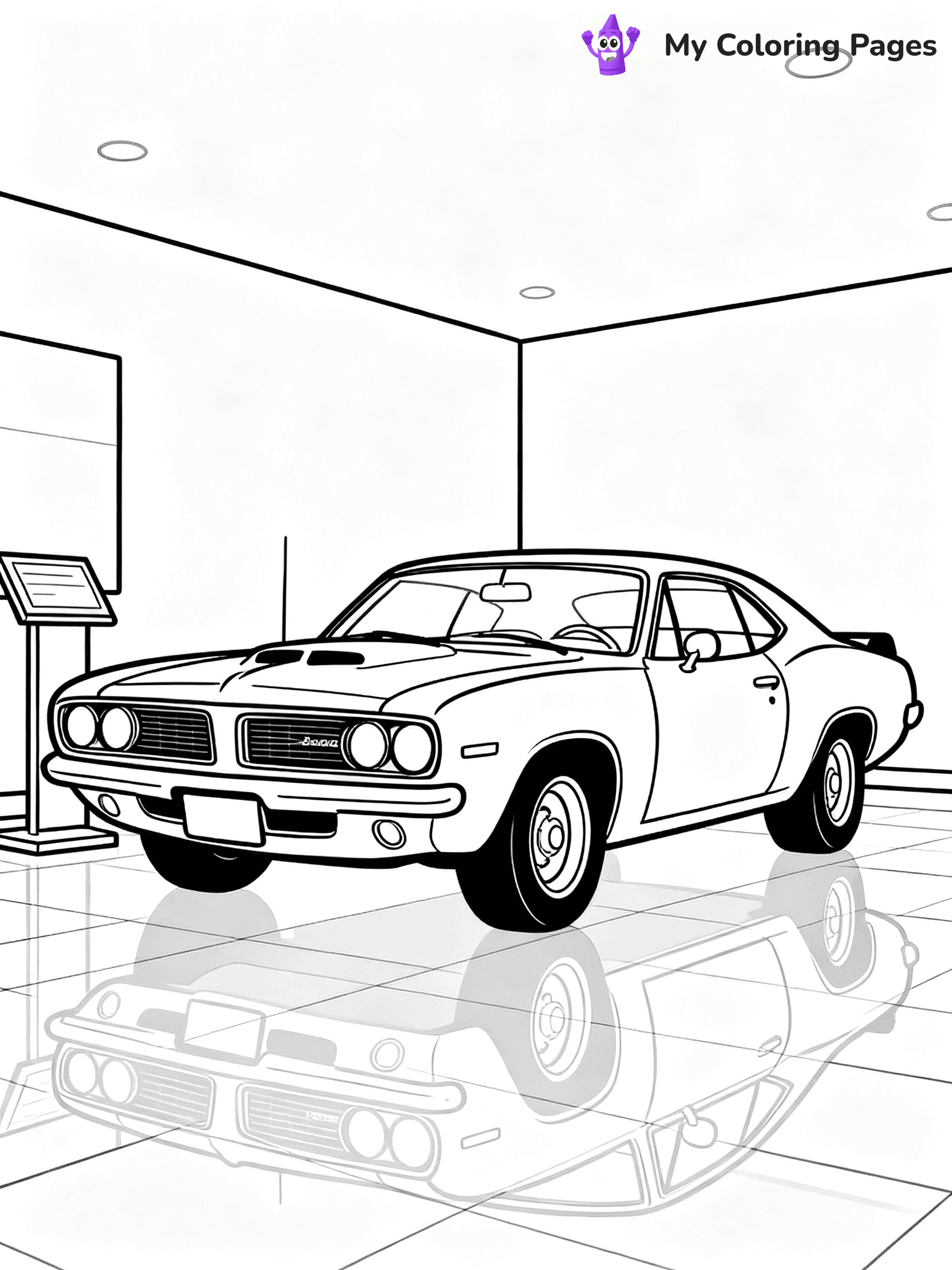 Classic Car Coloring Pages - 84