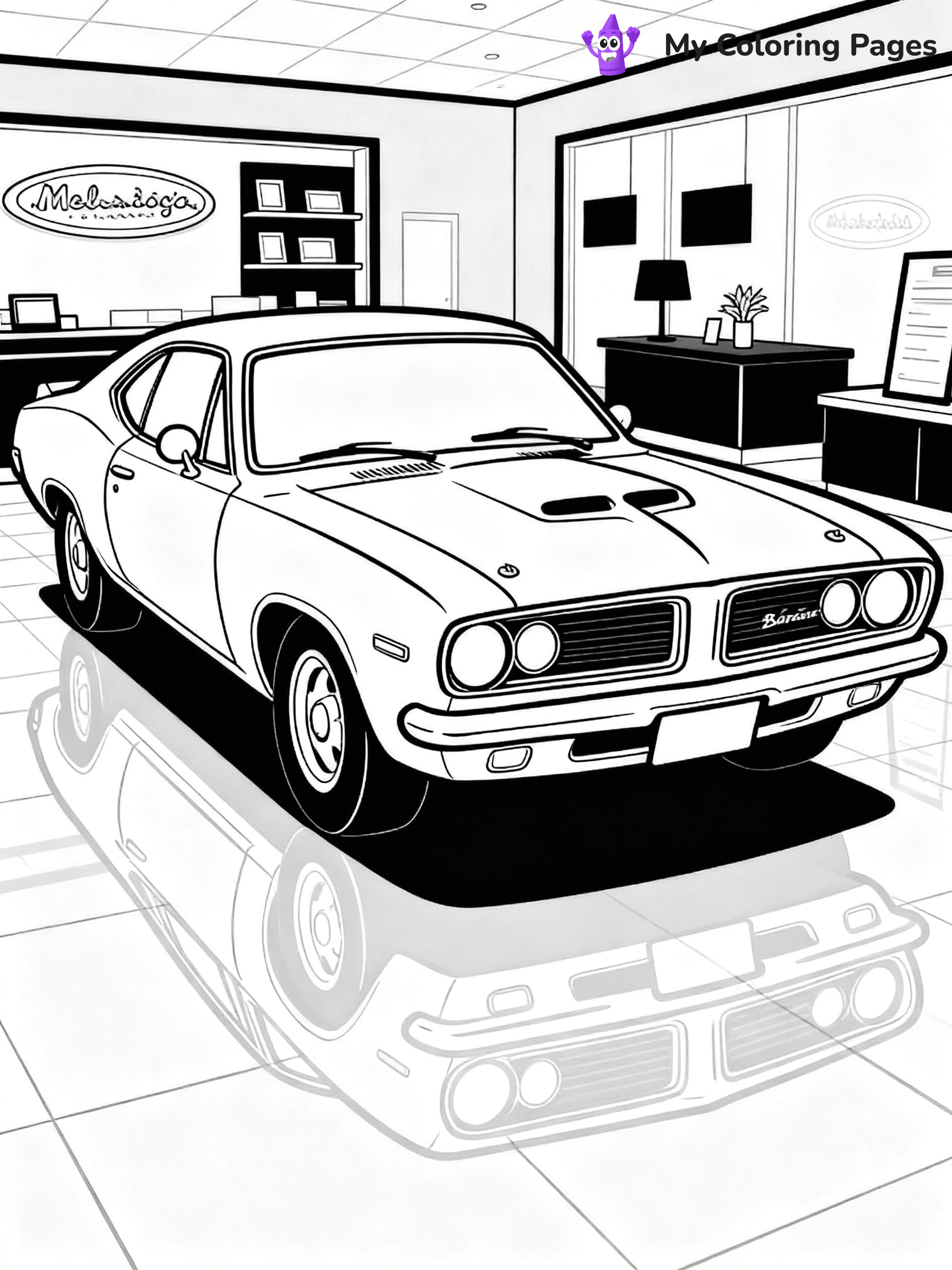 Classic Car Coloring Pages - 82