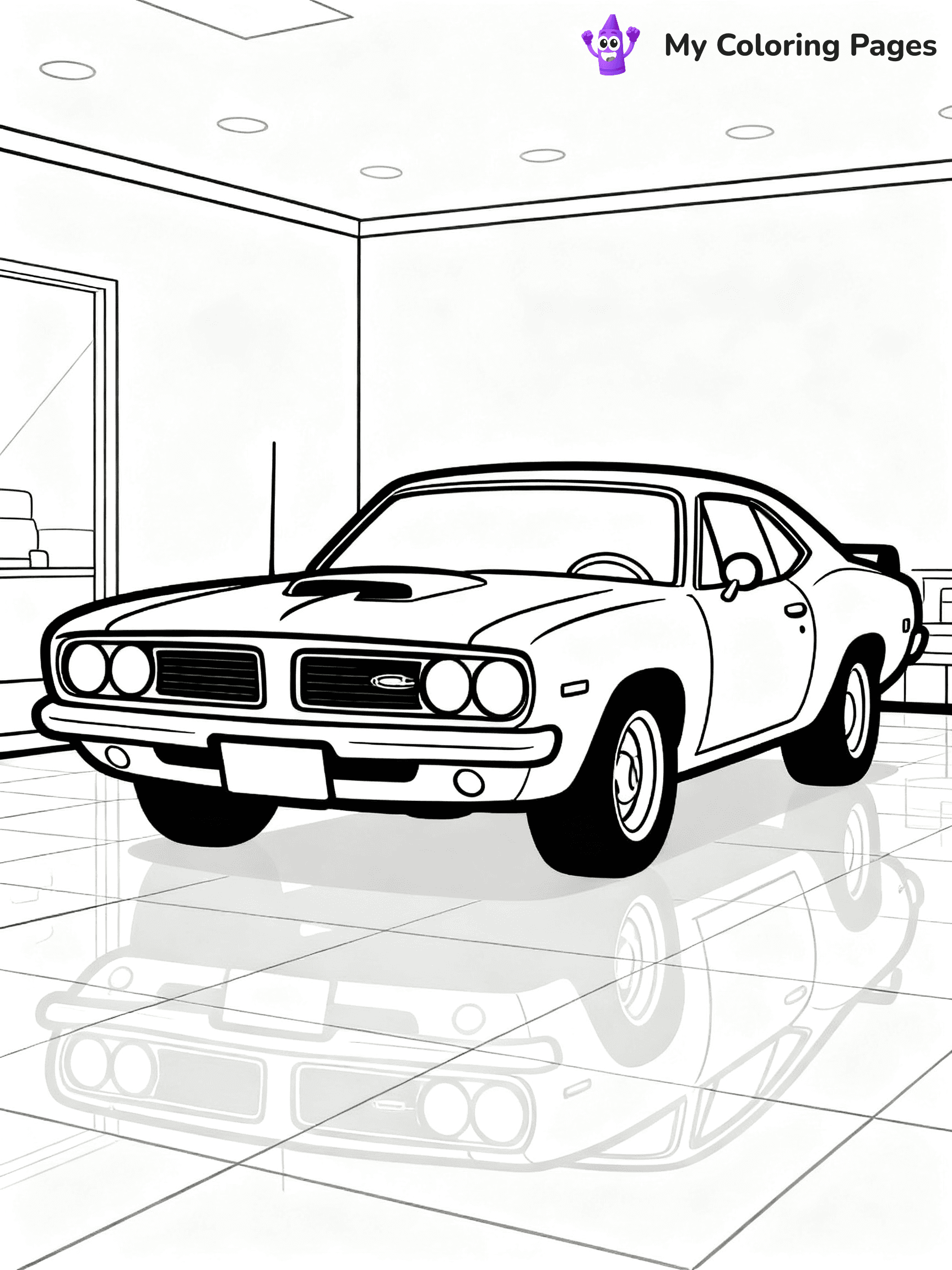 Classic Car Coloring Pages - 81