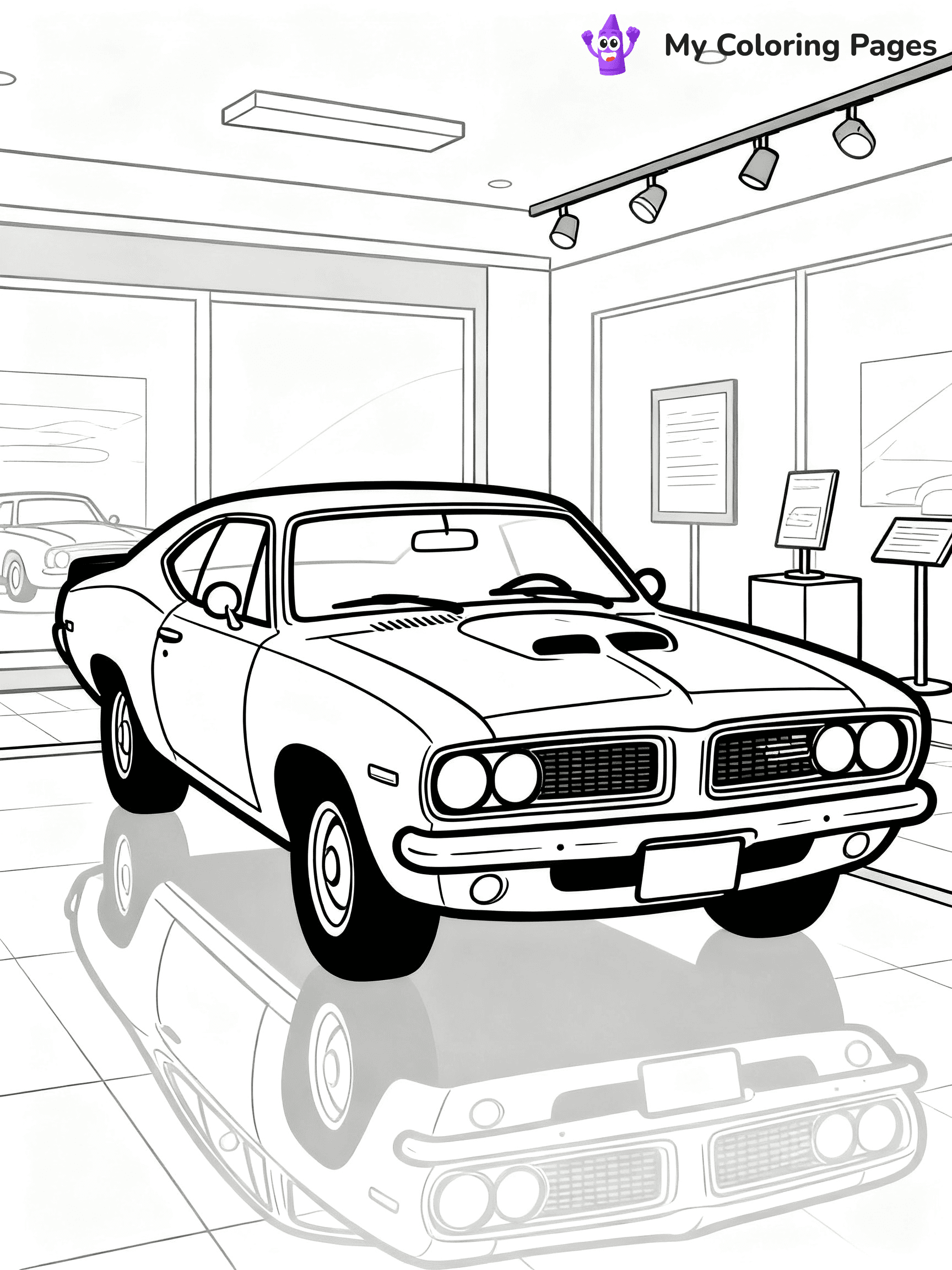 Classic Car Coloring Pages - 80