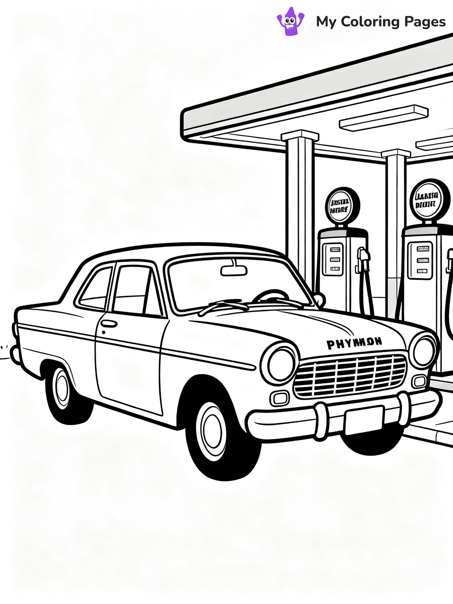 Classic Car Coloring Pages - 76