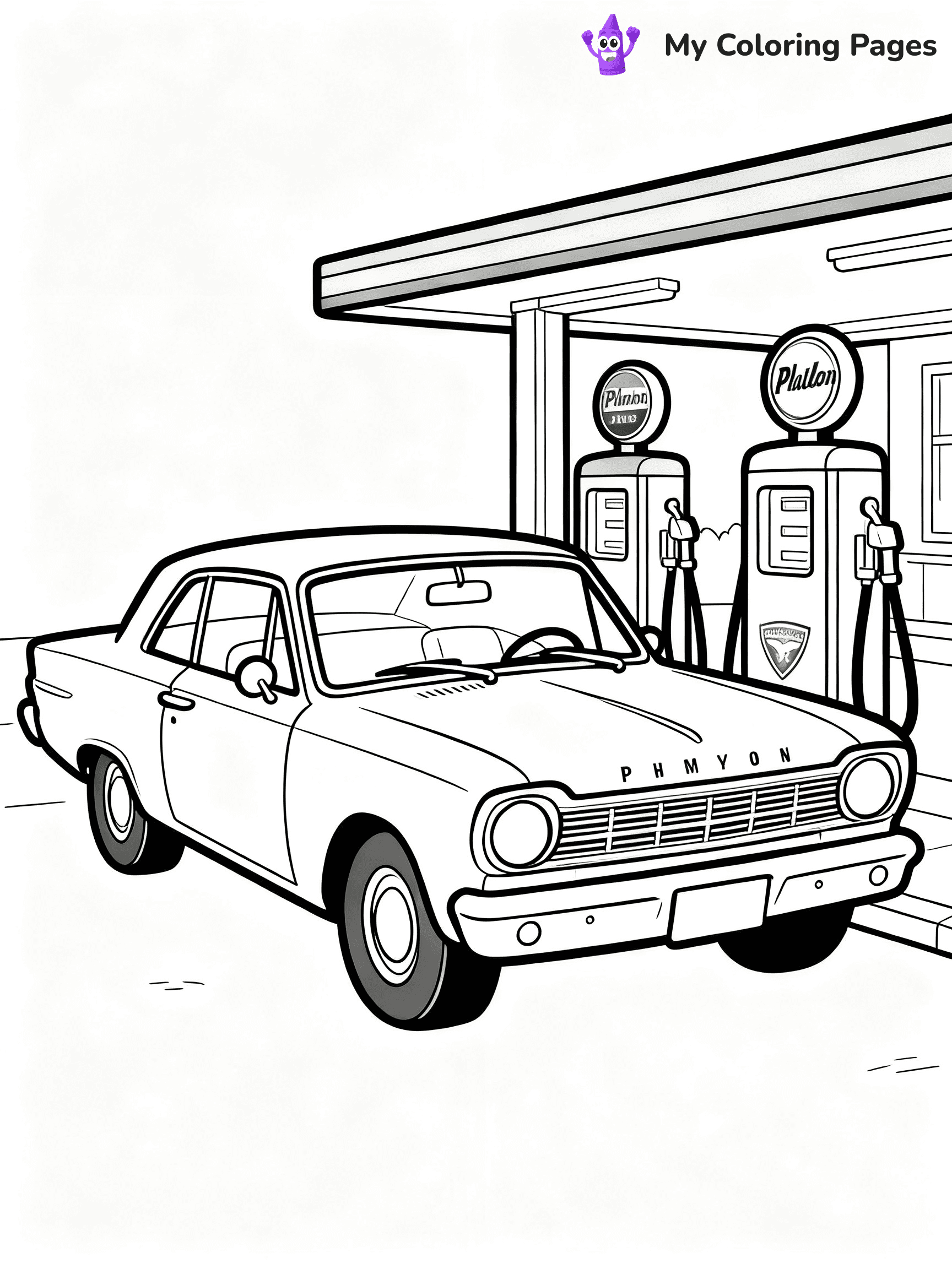 Classic Car Coloring Pages - 75