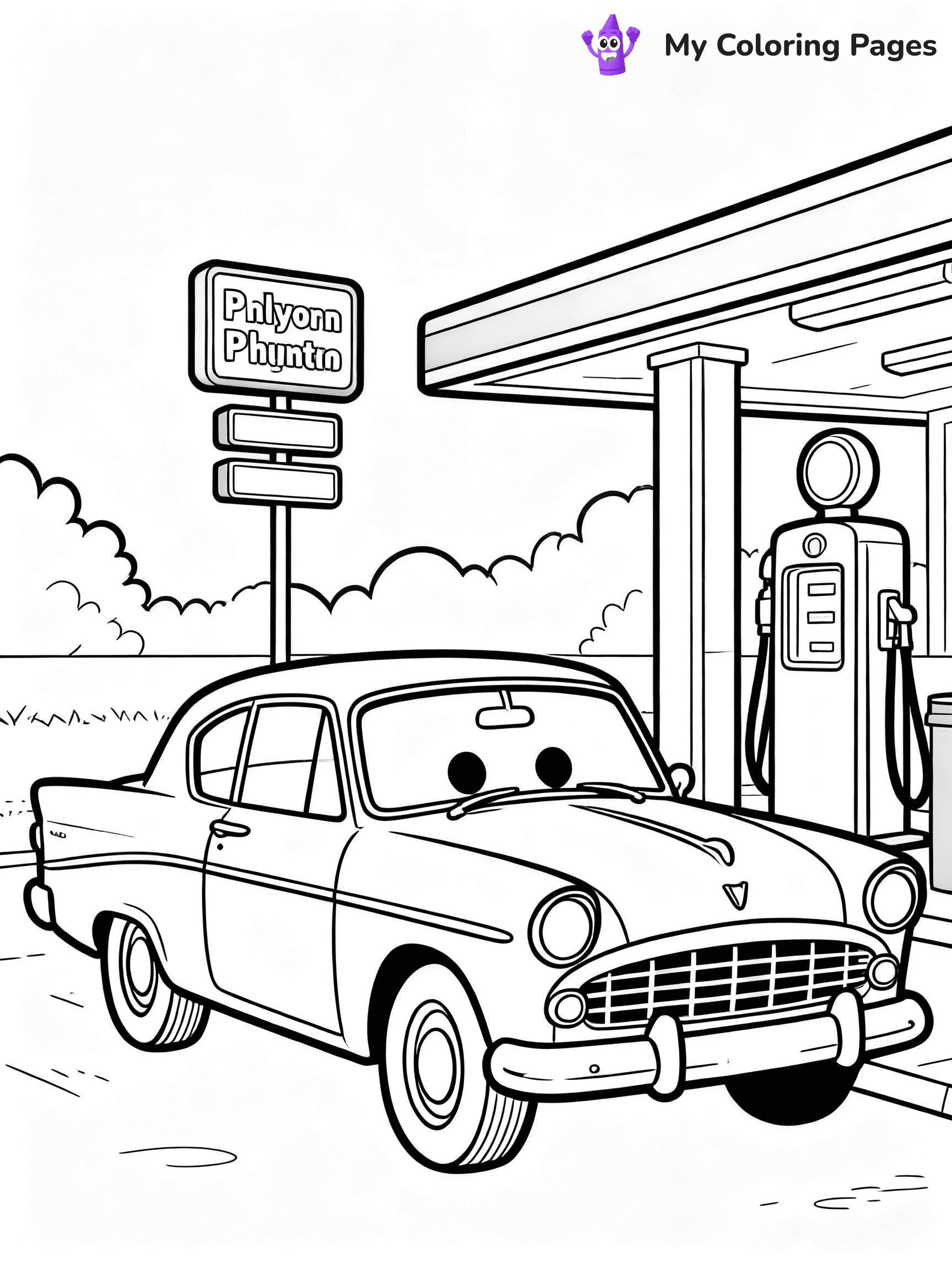 Classic Car Coloring Pages - 73