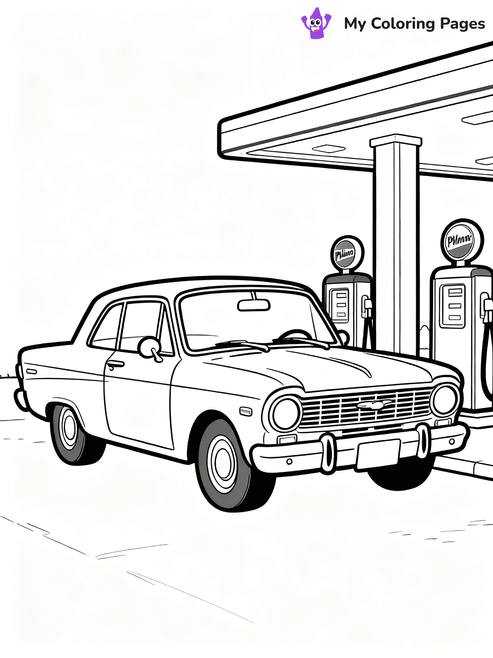 Classic Car Coloring Pages - 72