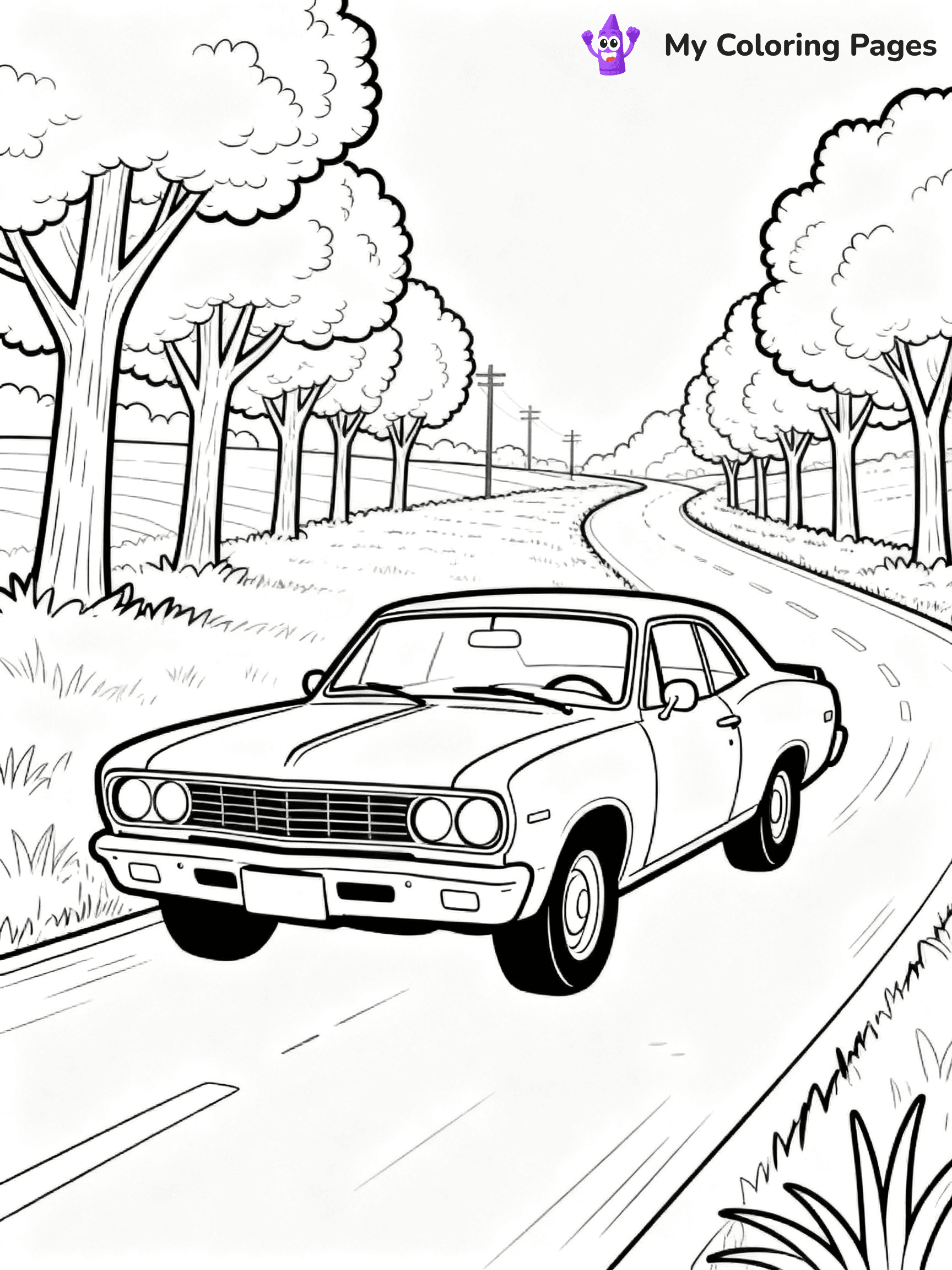 Classic Car Coloring Pages - 70