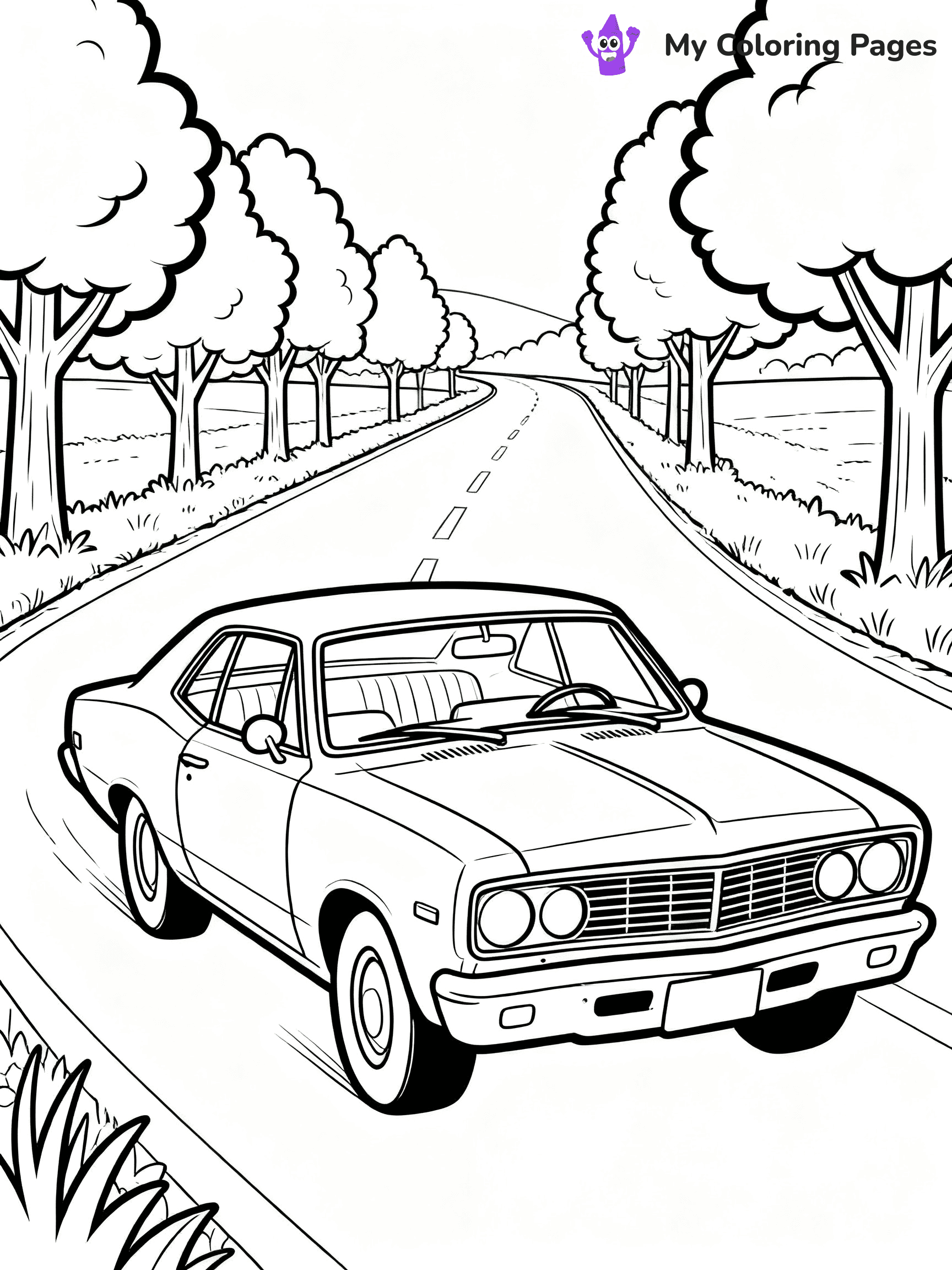 Classic Car Coloring Pages - 67