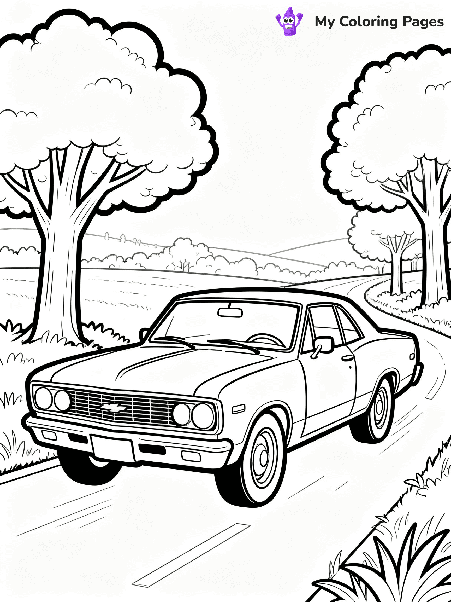 Classic Car Coloring Pages - 65