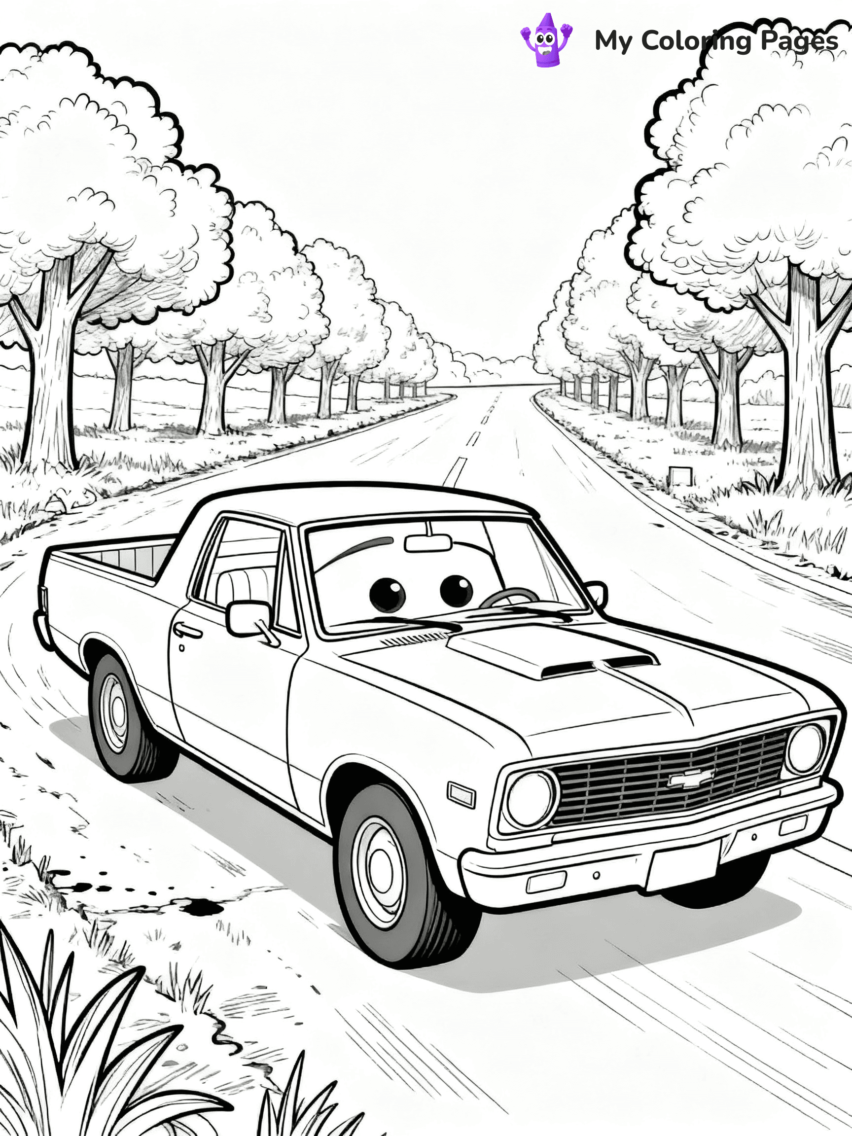 Classic Car Coloring Pages - 64