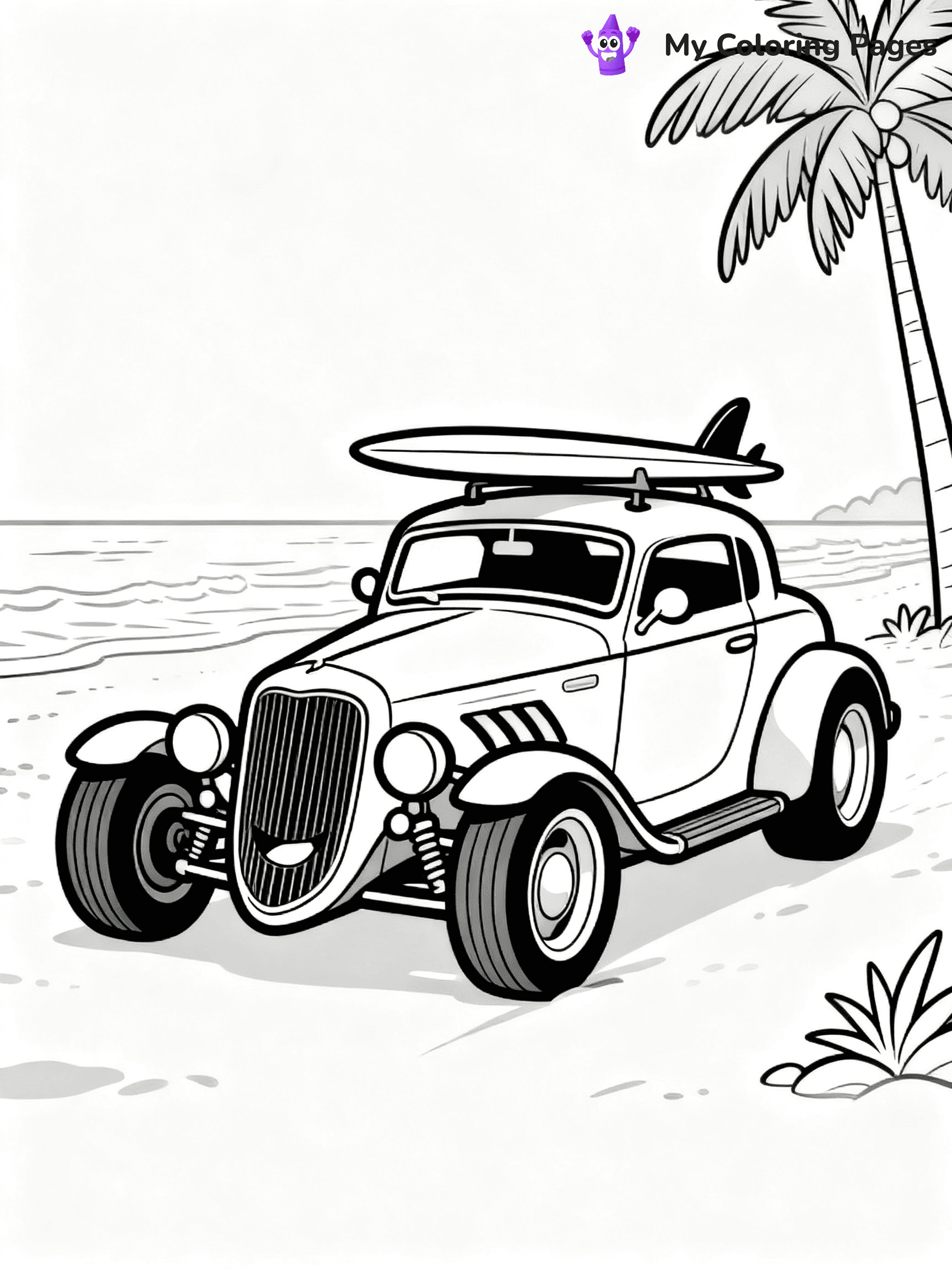 Classic Car Coloring Pages - 56