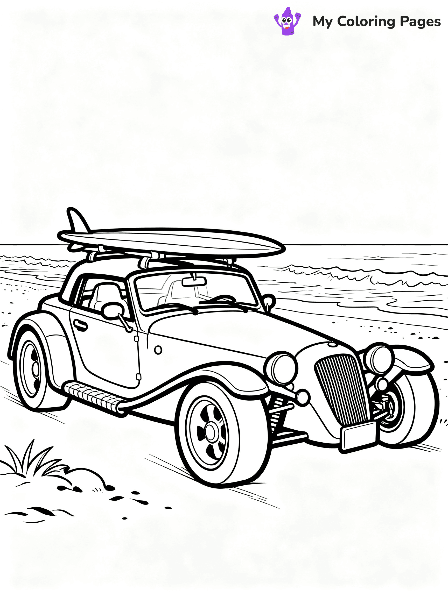 Classic Car Coloring Pages - 53