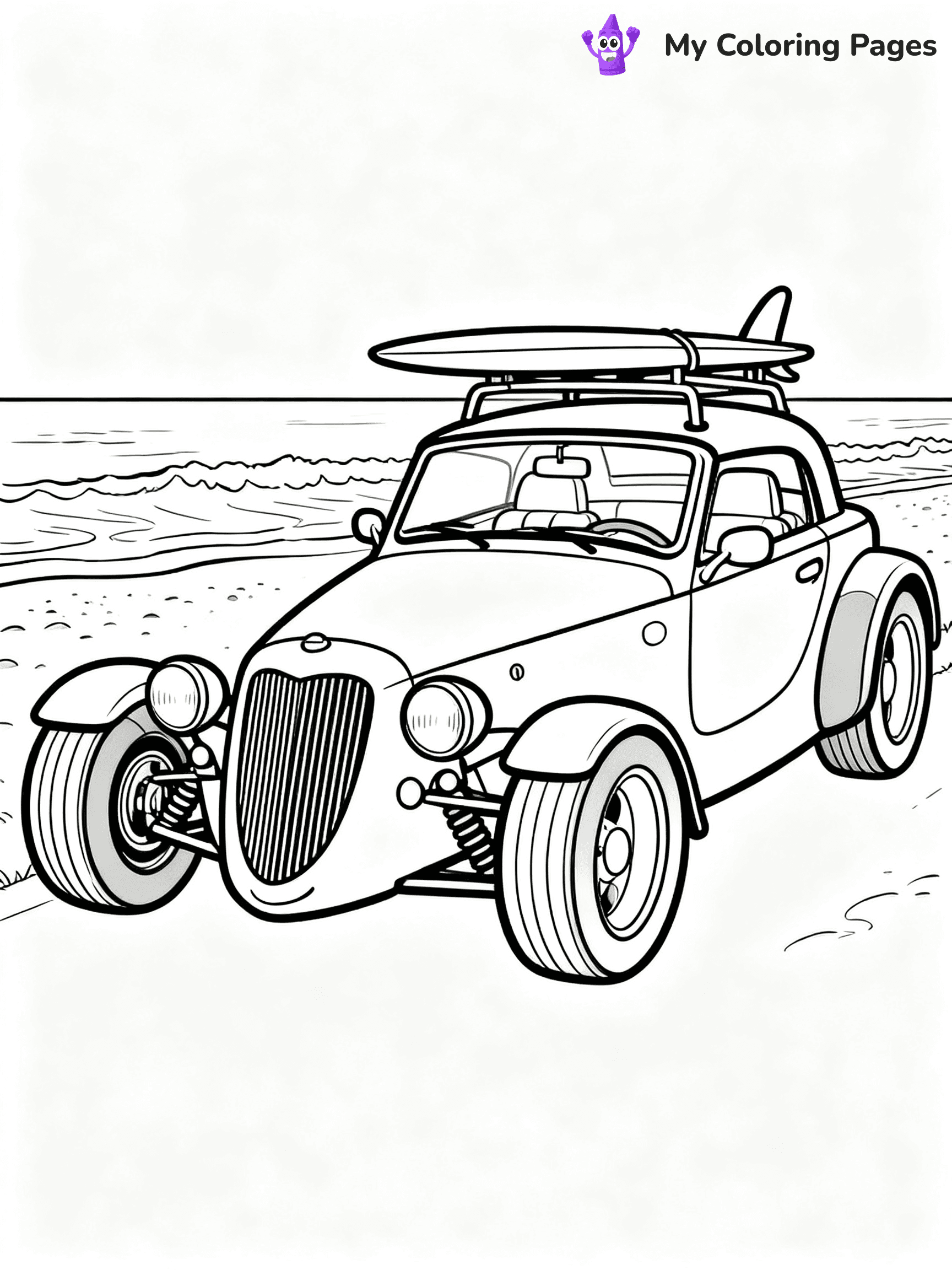 Classic Car Coloring Pages - 51