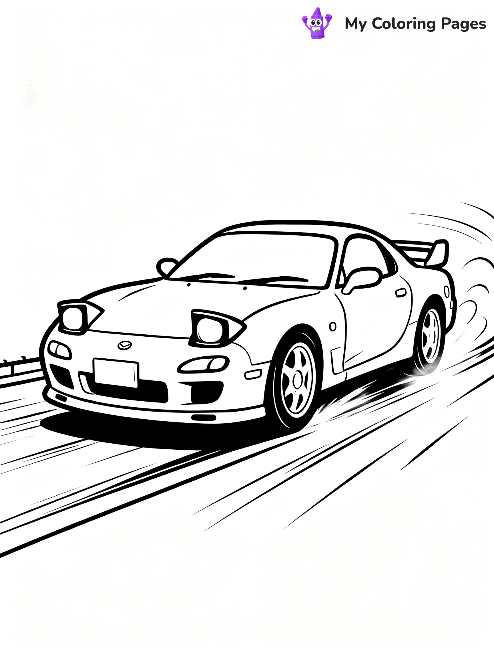 Classic Car Coloring Pages - 49