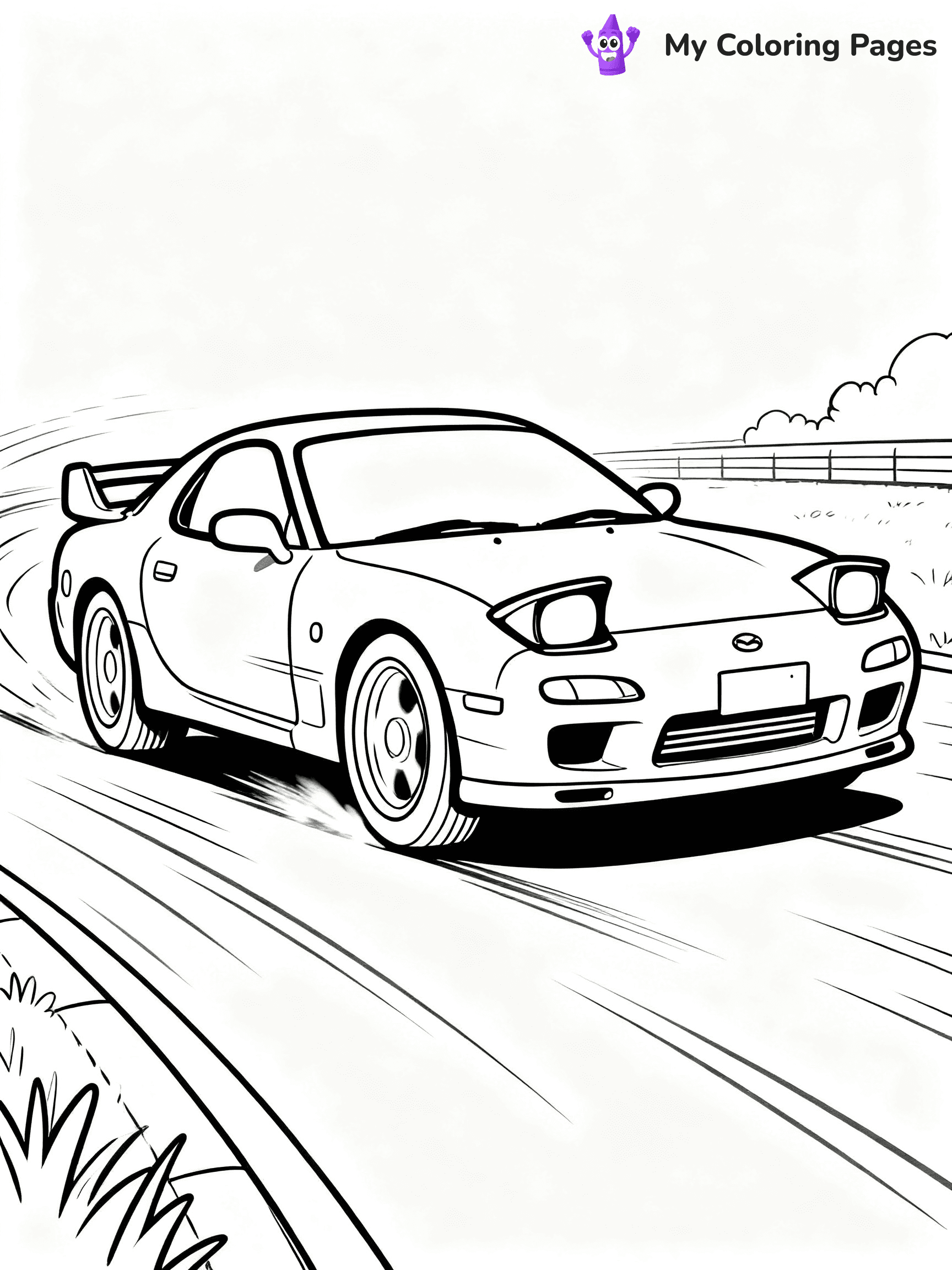 Classic Car Coloring Pages - 44
