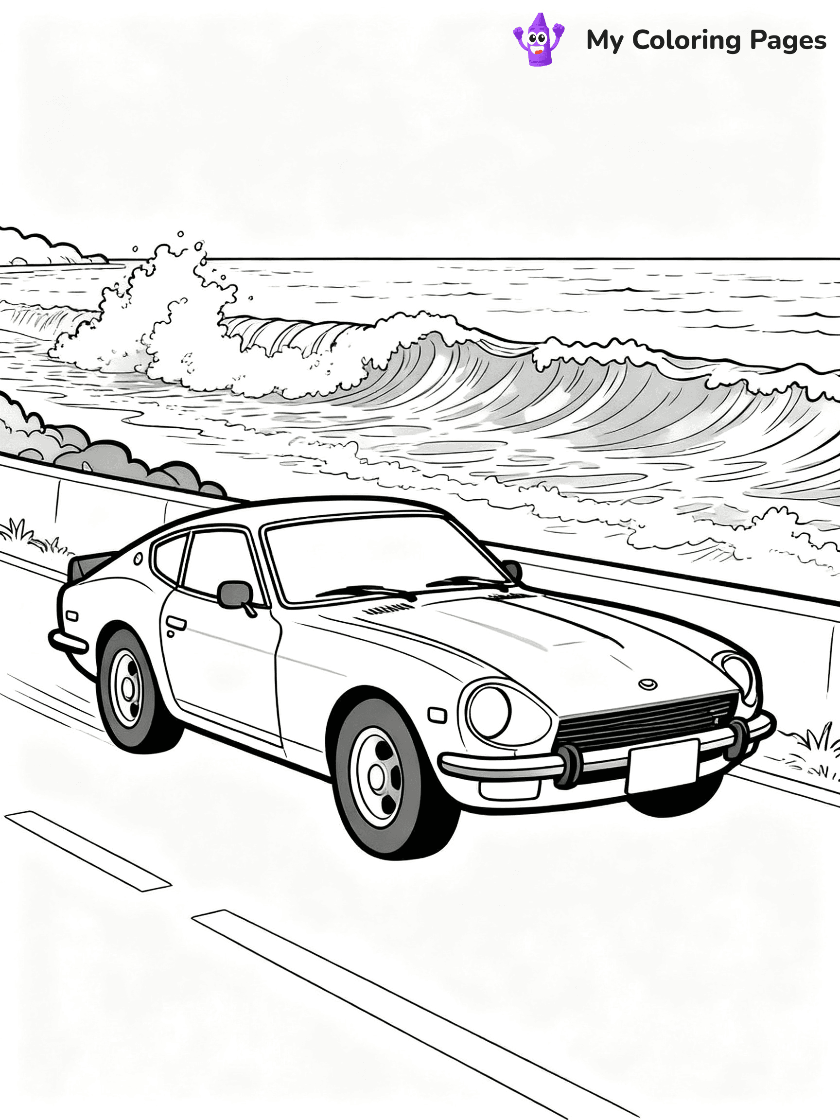 Classic Car Coloring Pages - 42