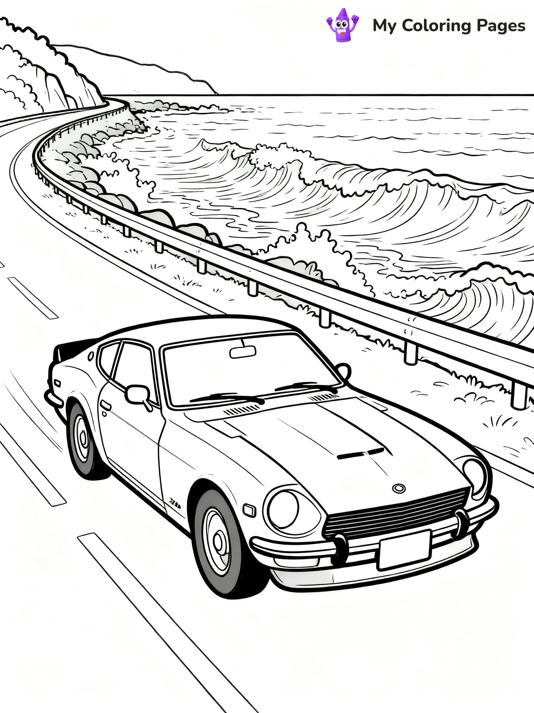 Classic Car Coloring Pages - 41