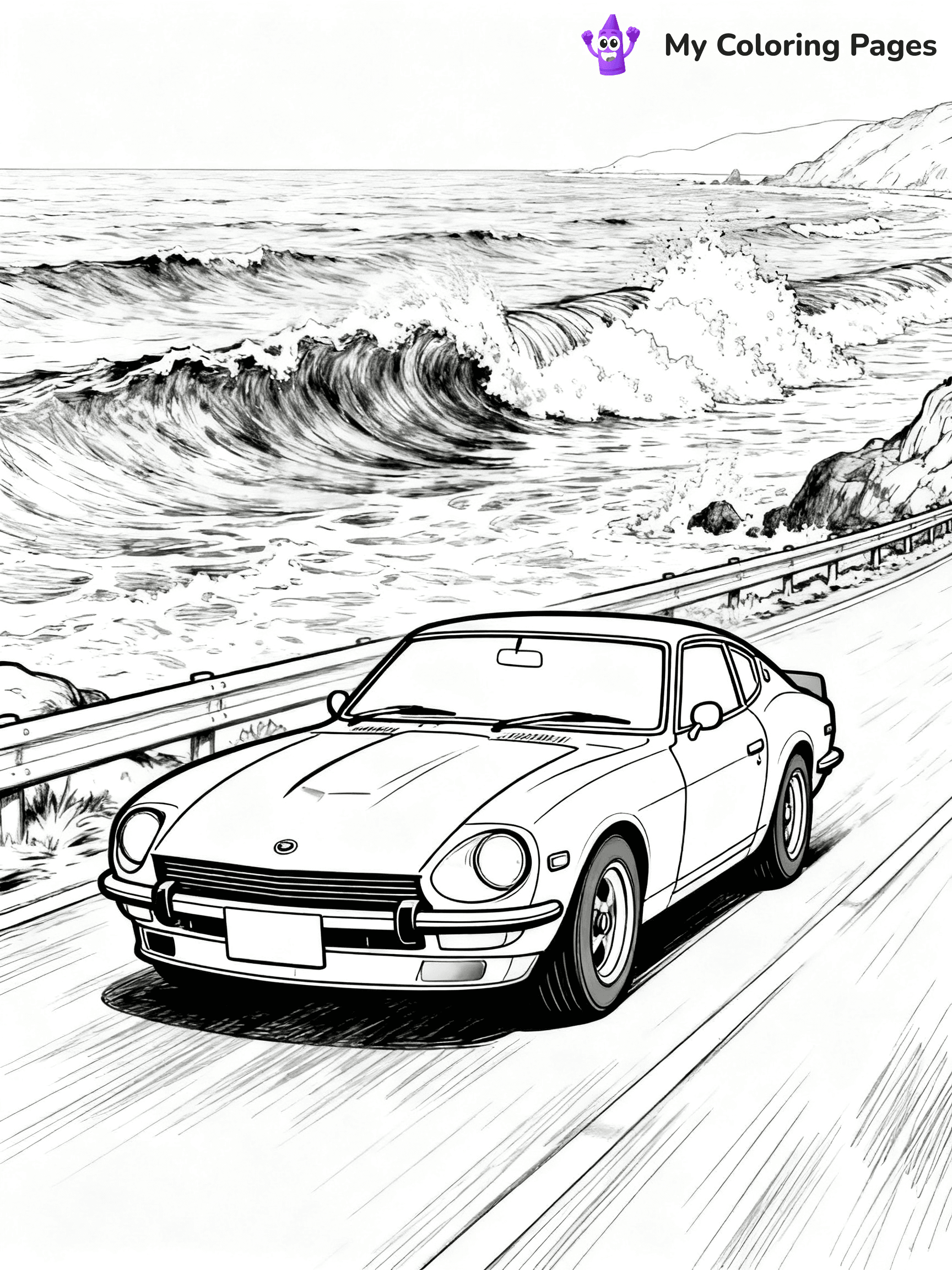 Classic Car Coloring Pages - 37