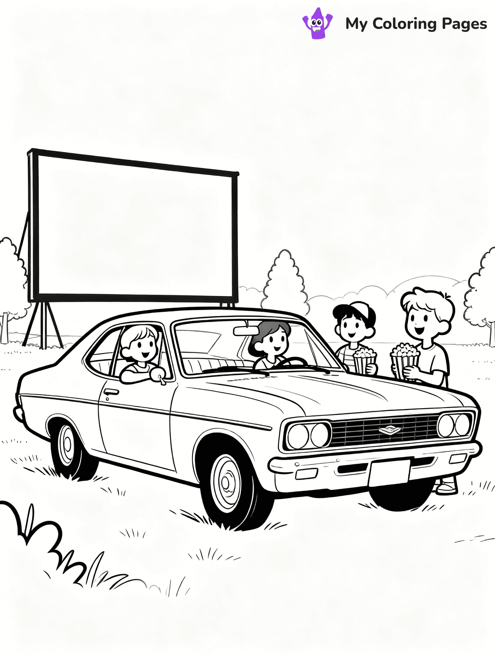 Classic Car Coloring Pages - 36