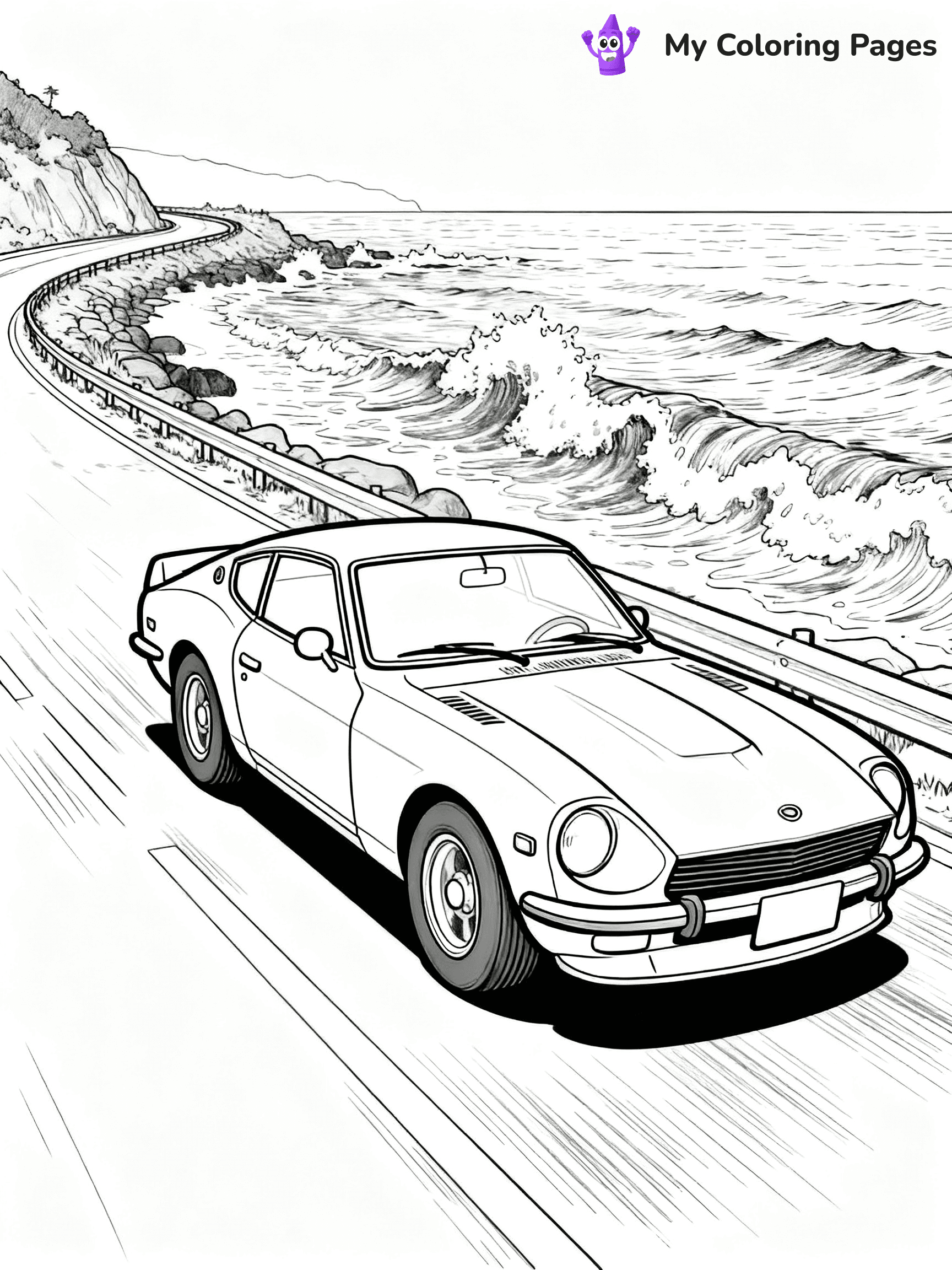 Classic Car Coloring Pages - 35