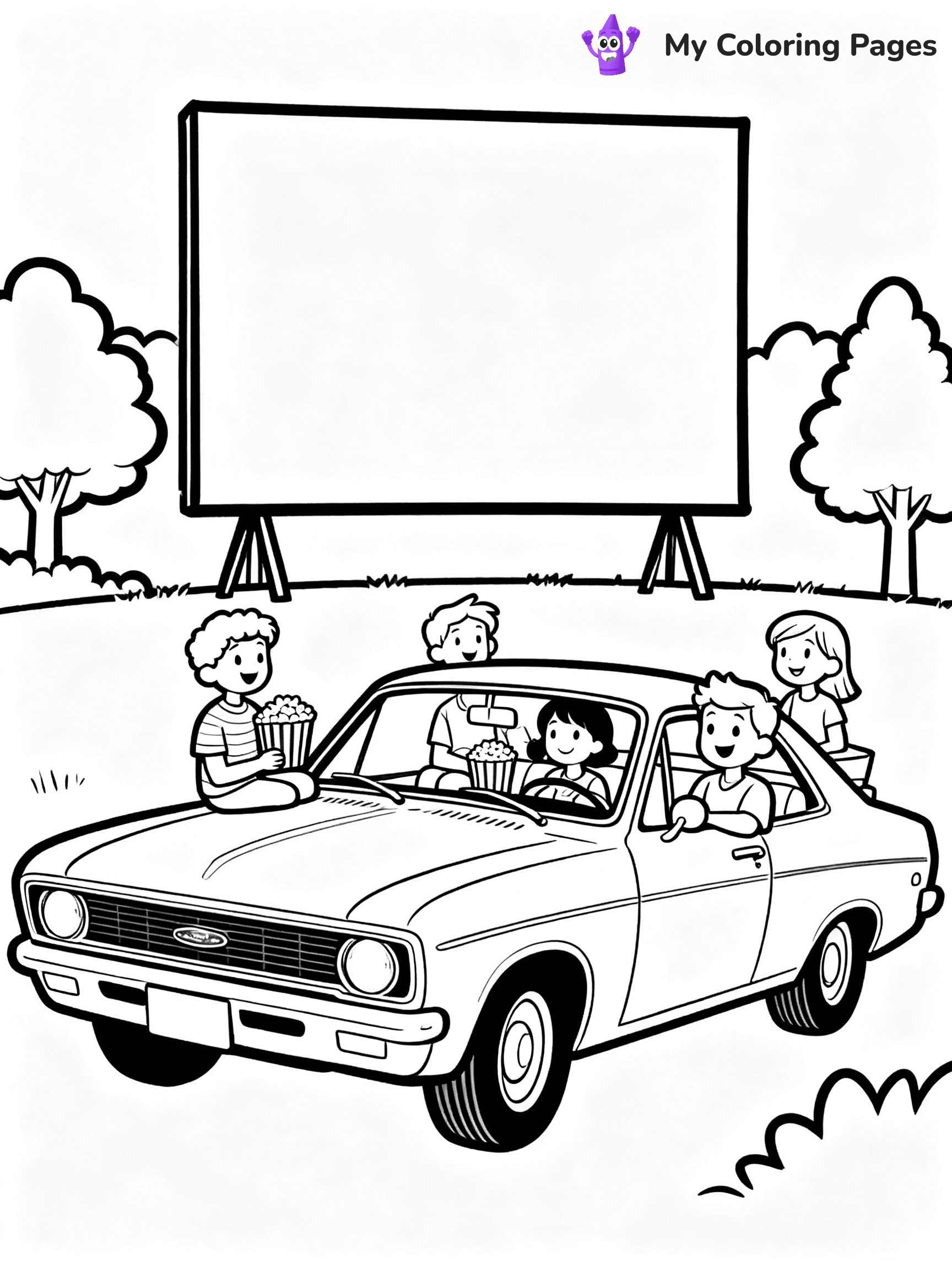Classic Car Coloring Pages - 34