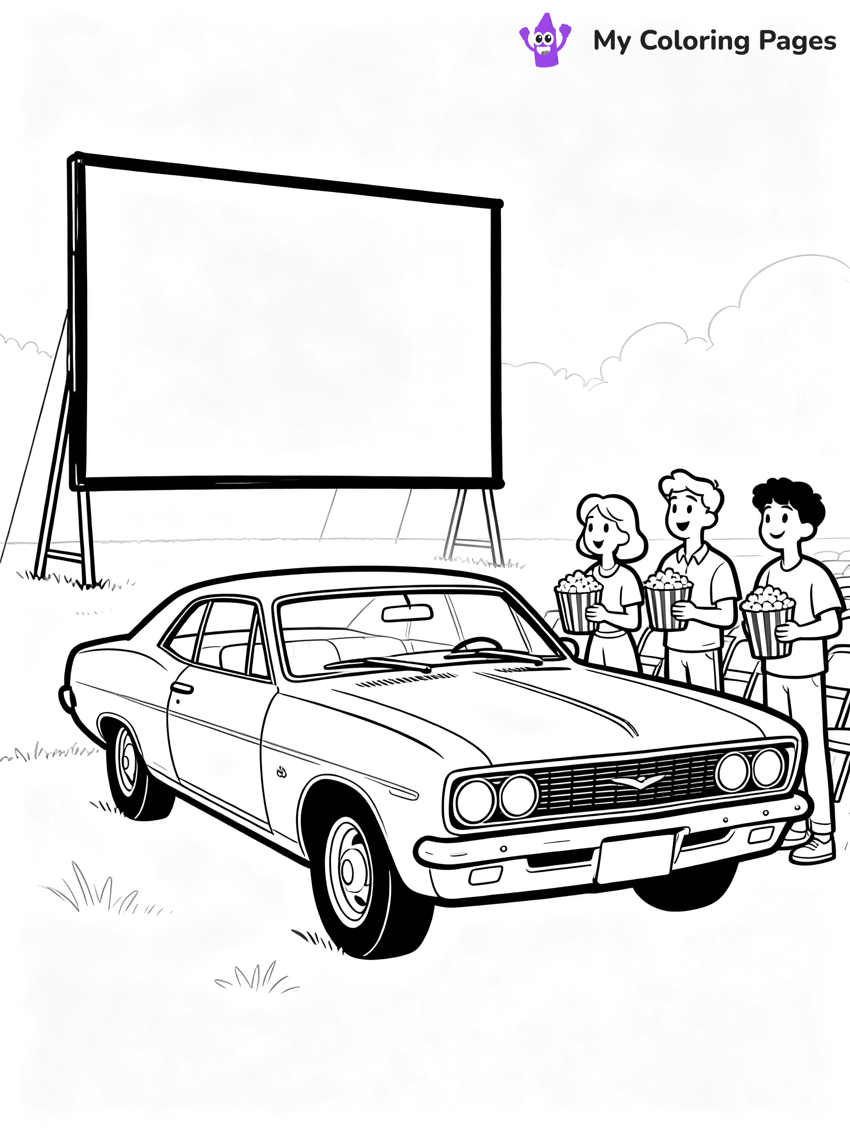 Classic Car Coloring Pages - 33