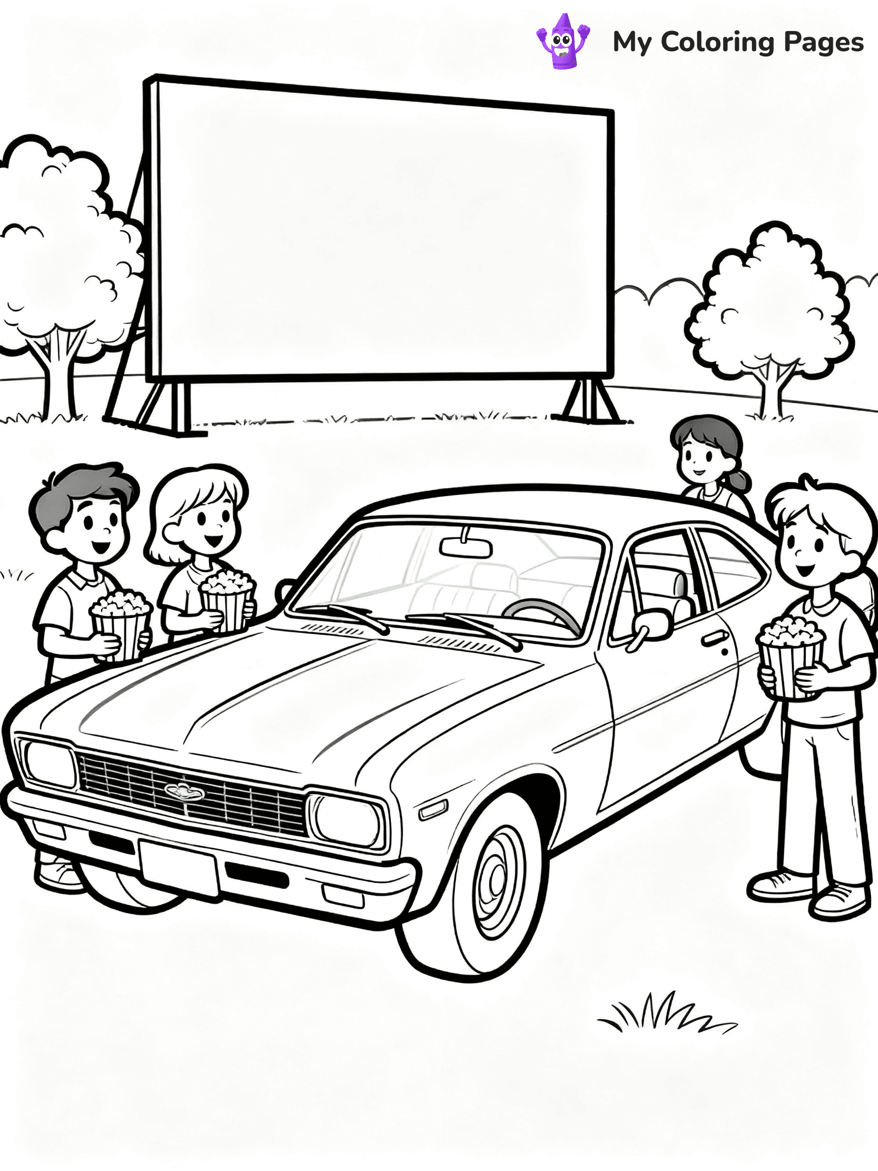 Classic Car Coloring Pages - 29