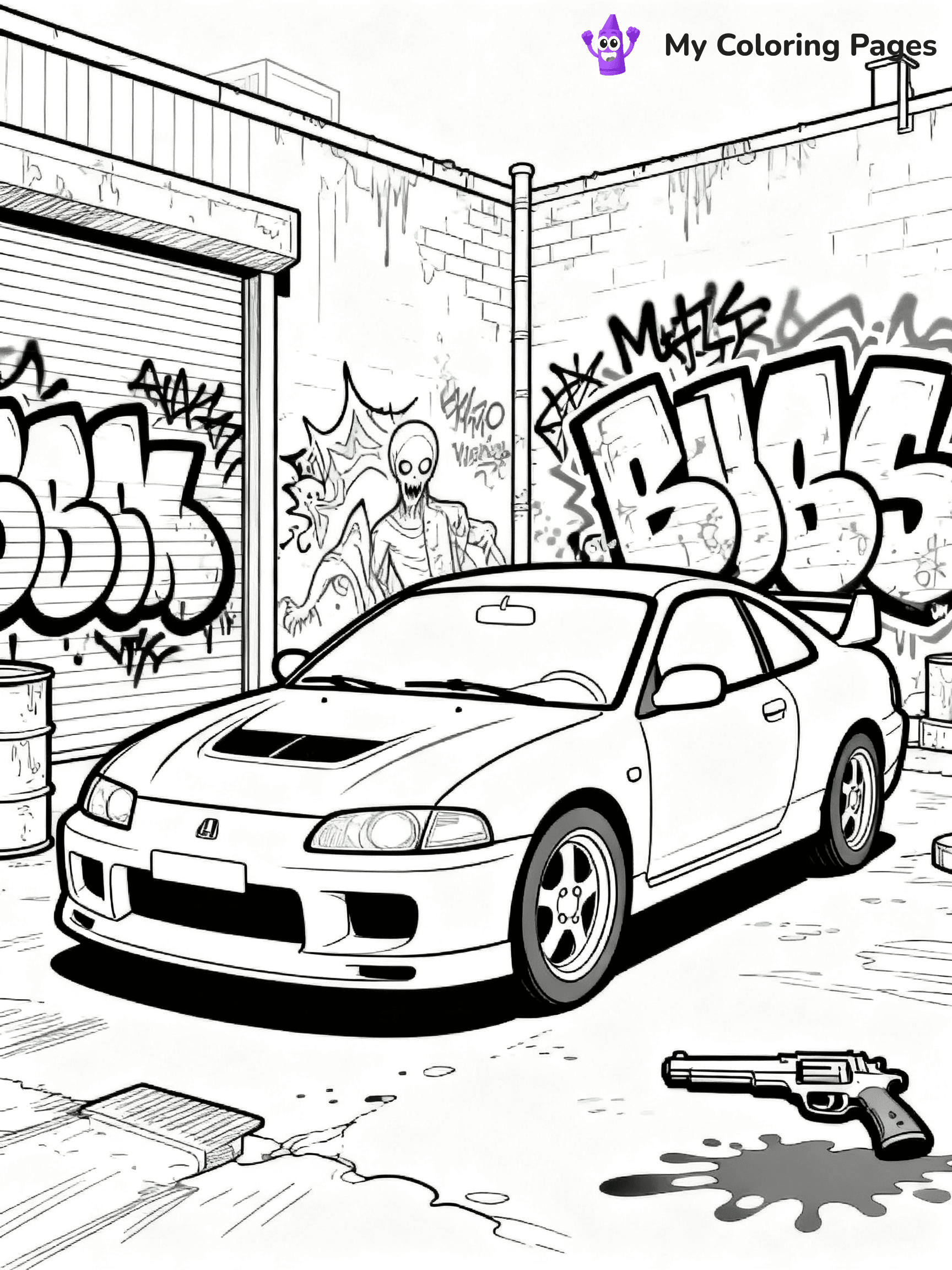 Classic Car Coloring Pages - 26