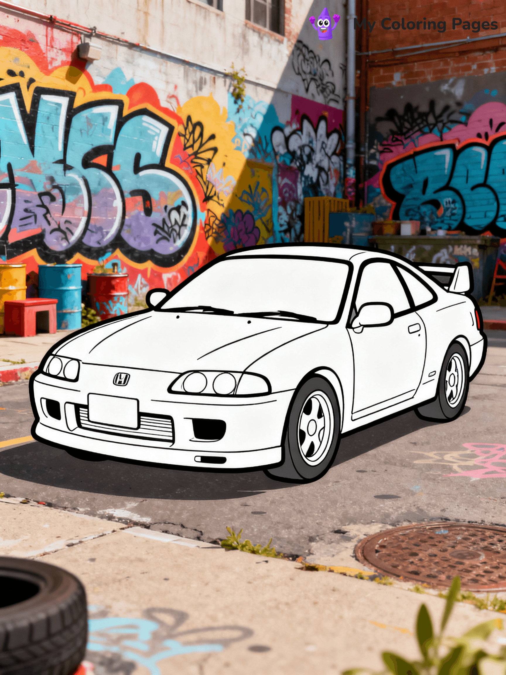 Classic Car Coloring Pages - 24