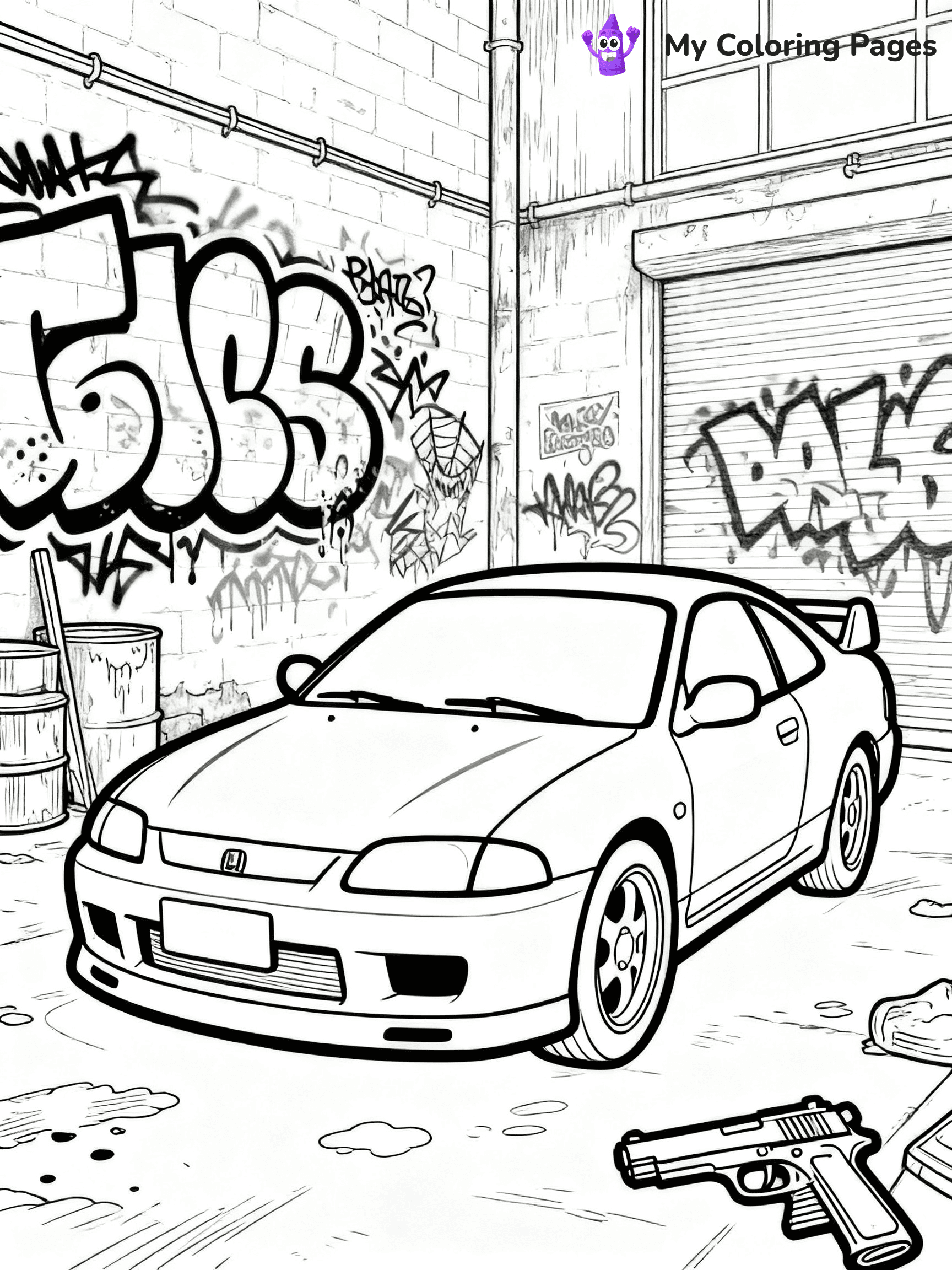 Classic Car Coloring Pages - 22