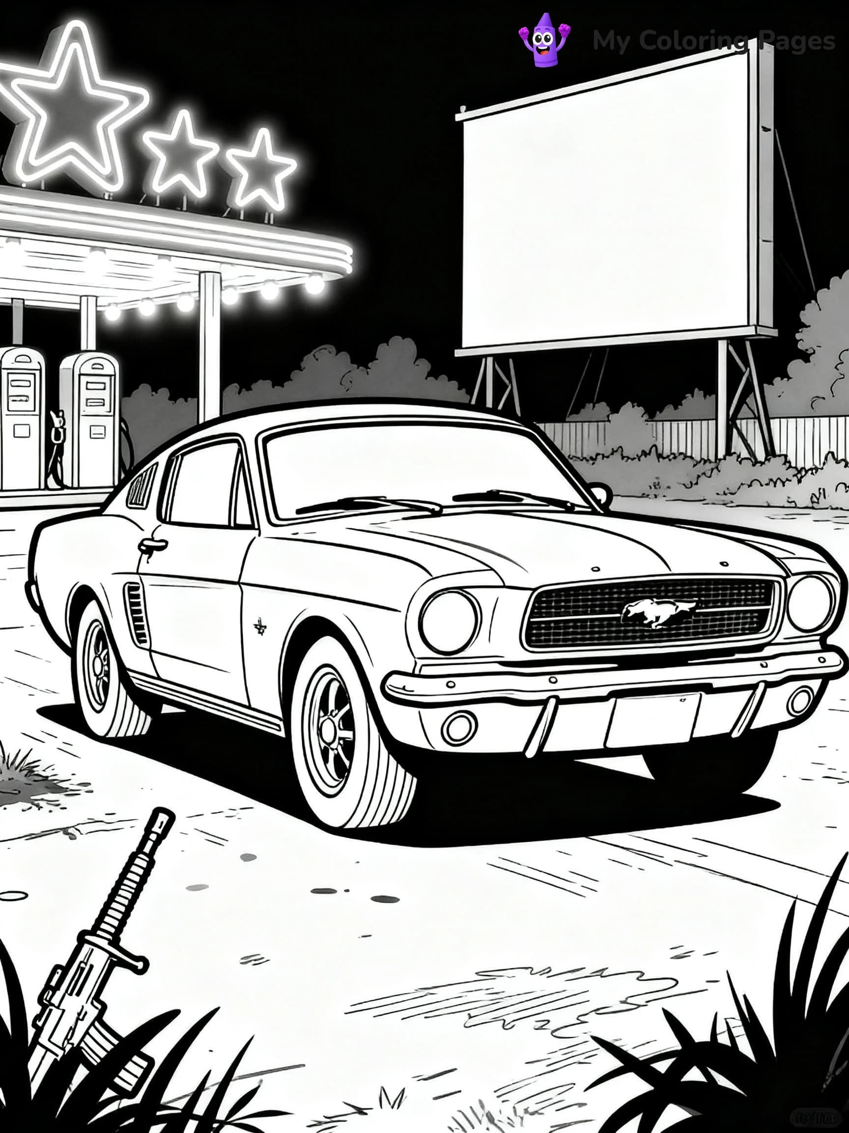Classic Car Coloring Pages - 17