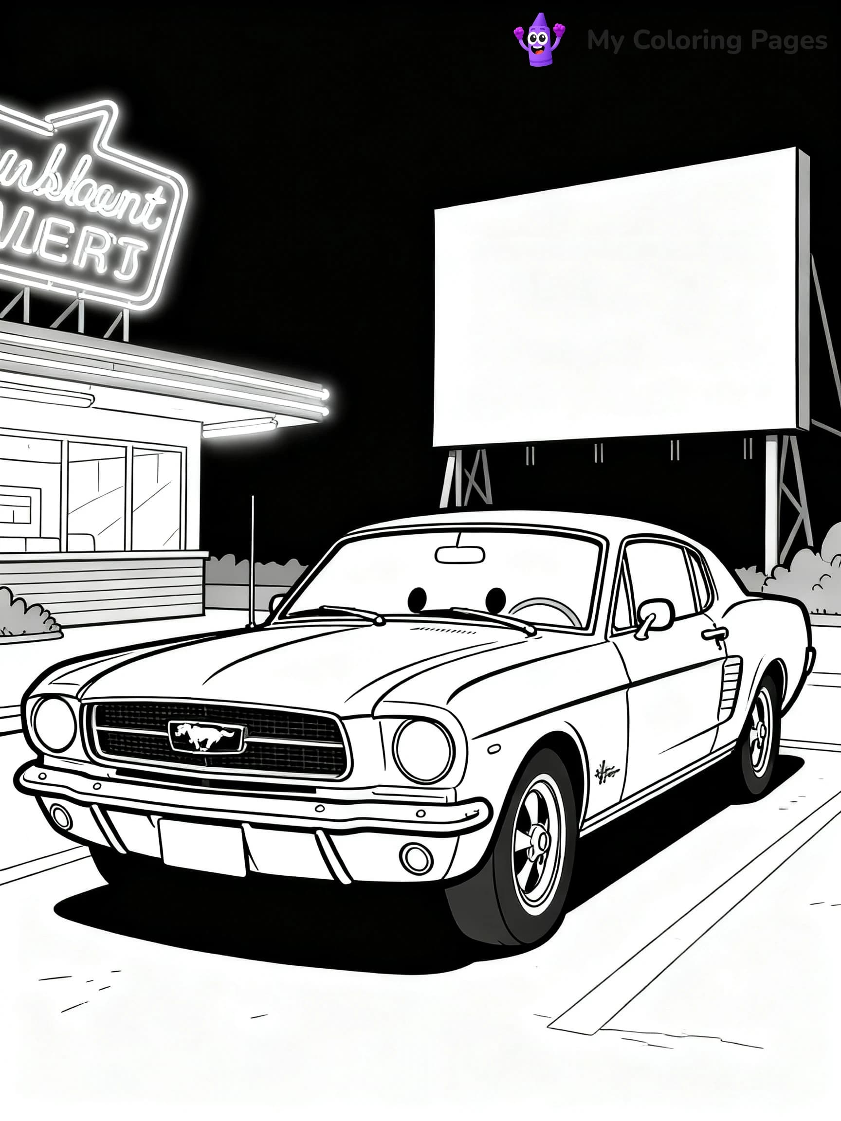Classic Car Coloring Pages - 15