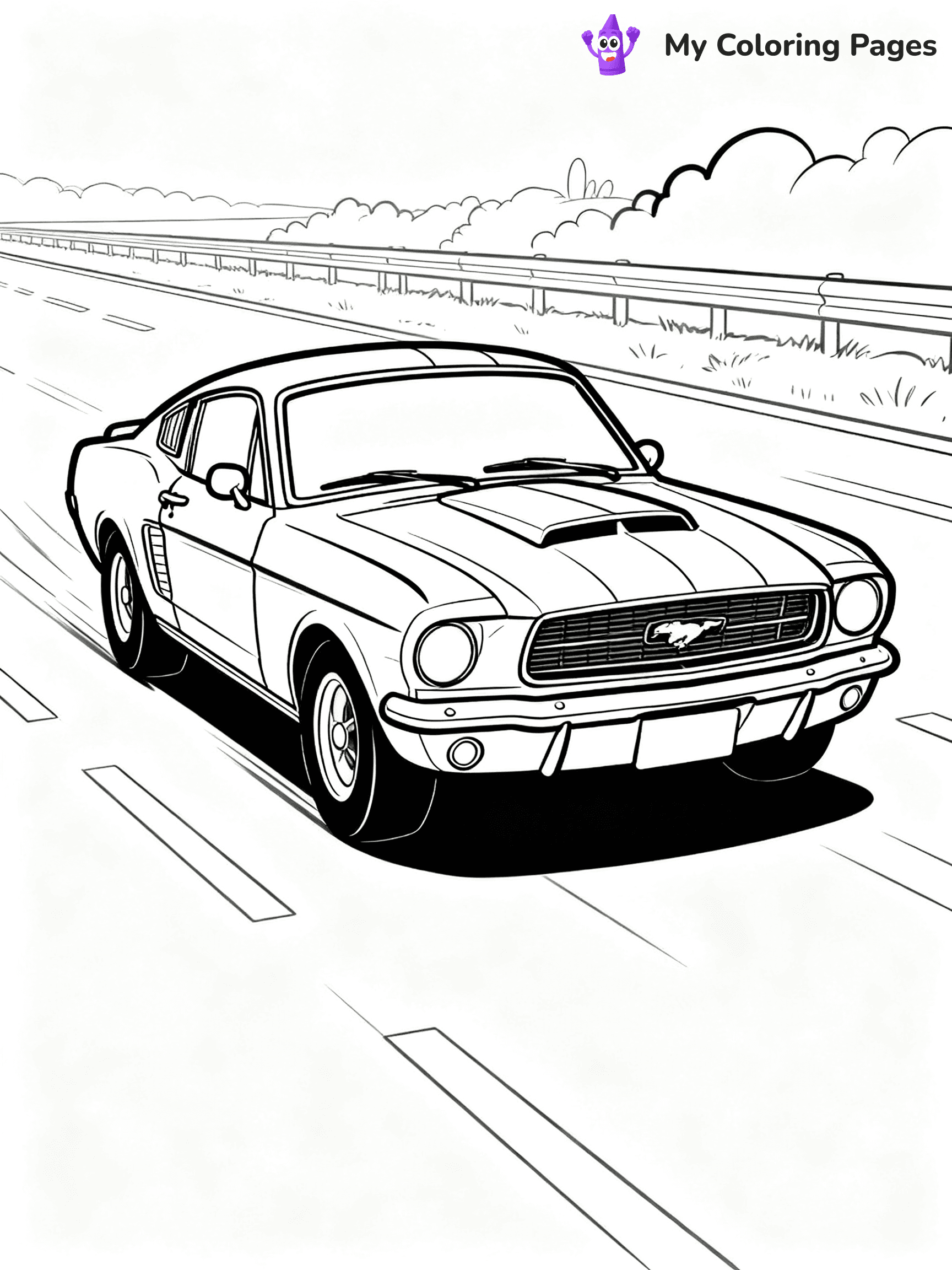 Classic Car Coloring Pages - 7